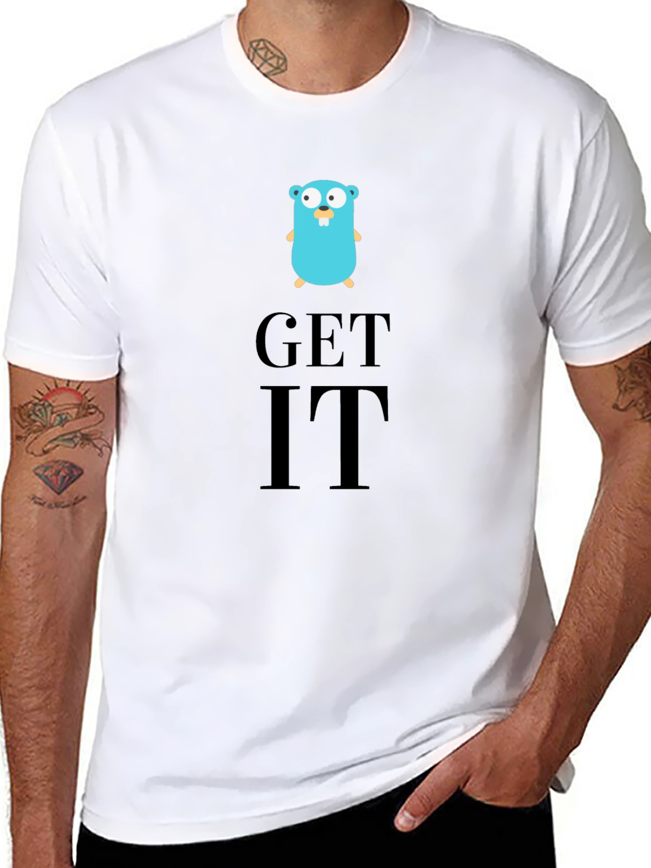 Get It Go Gopher T-Shirt - Black