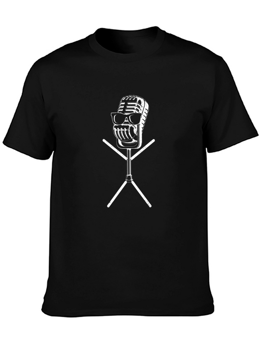 Cool Retro Microphone T-Shirt
