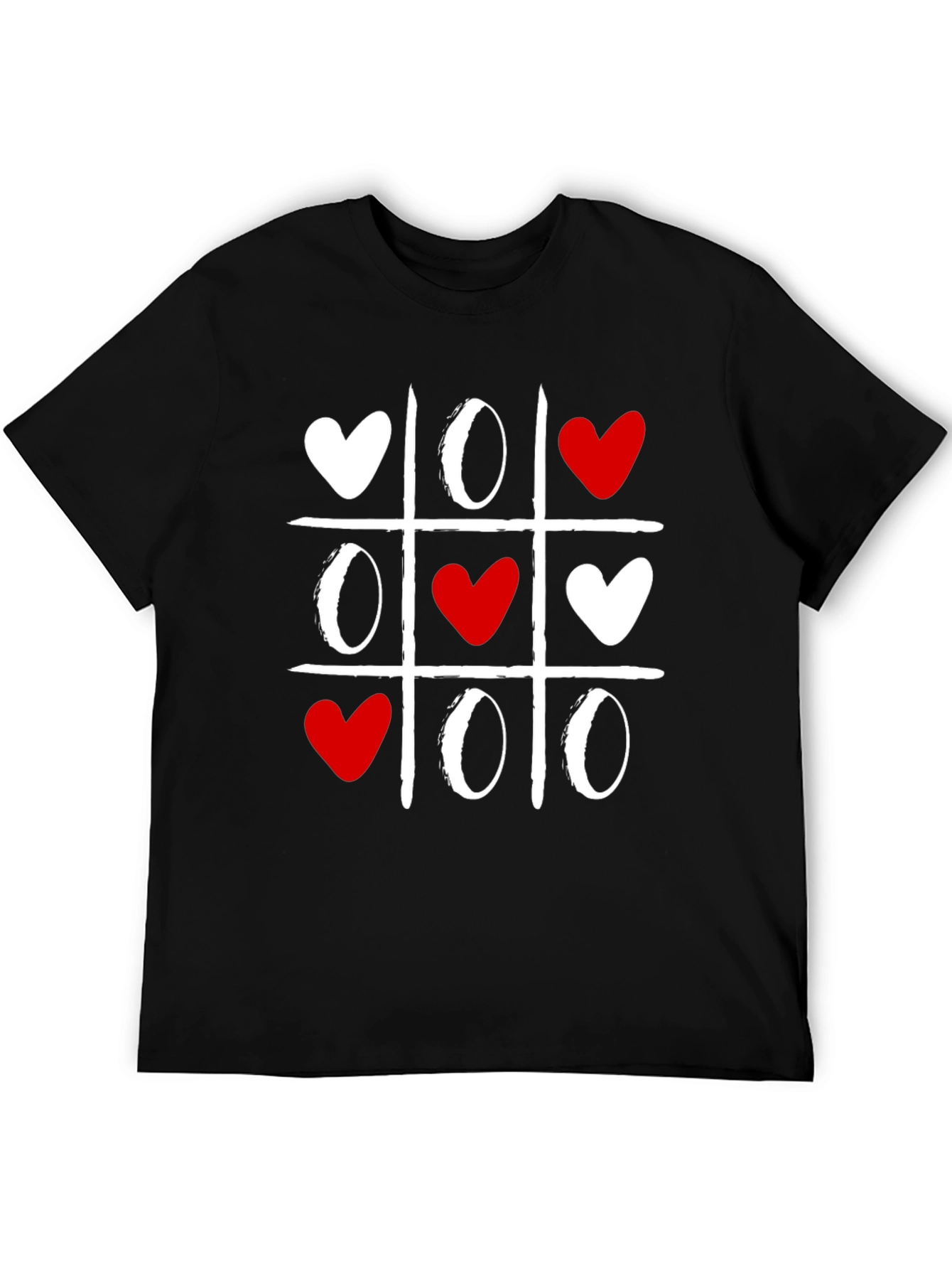 Tic-Tac-Toe Love Valentines Day T-Shirt