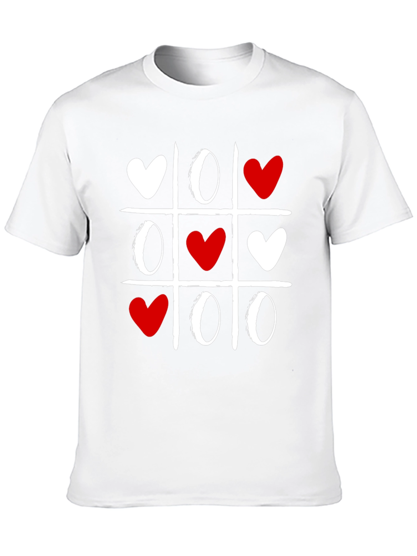 Tic-Tac-Toe Love Valentines Day T-Shirt