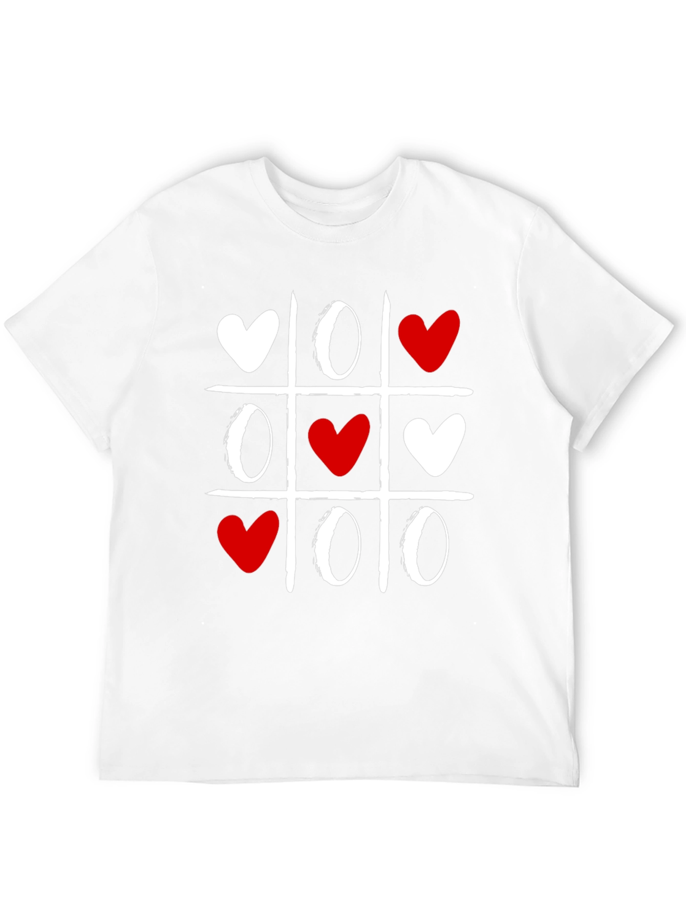 Tic-Tac-Toe Love Valentines Day T-Shirt