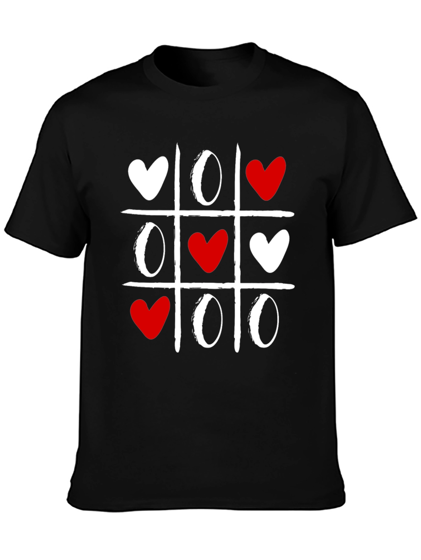 Tic-Tac-Toe Love Valentines Day T-Shirt