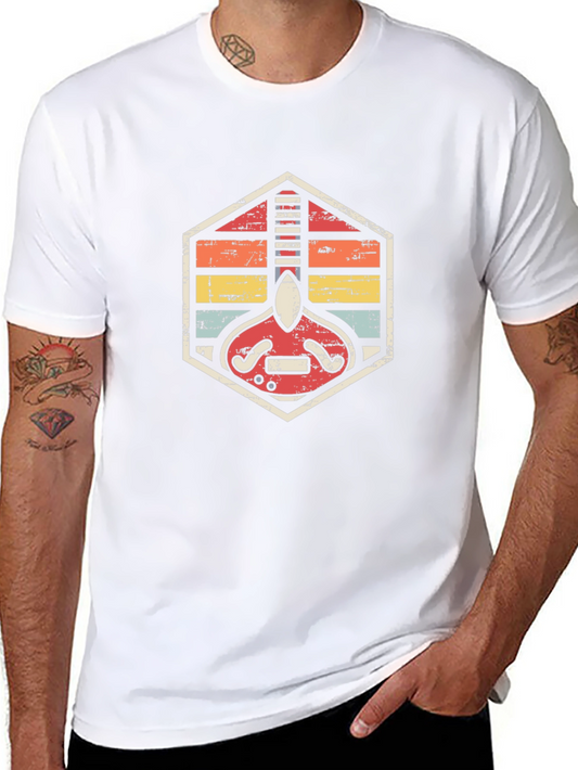 Retro Guitar T-Shirt - Vintage Music Tee