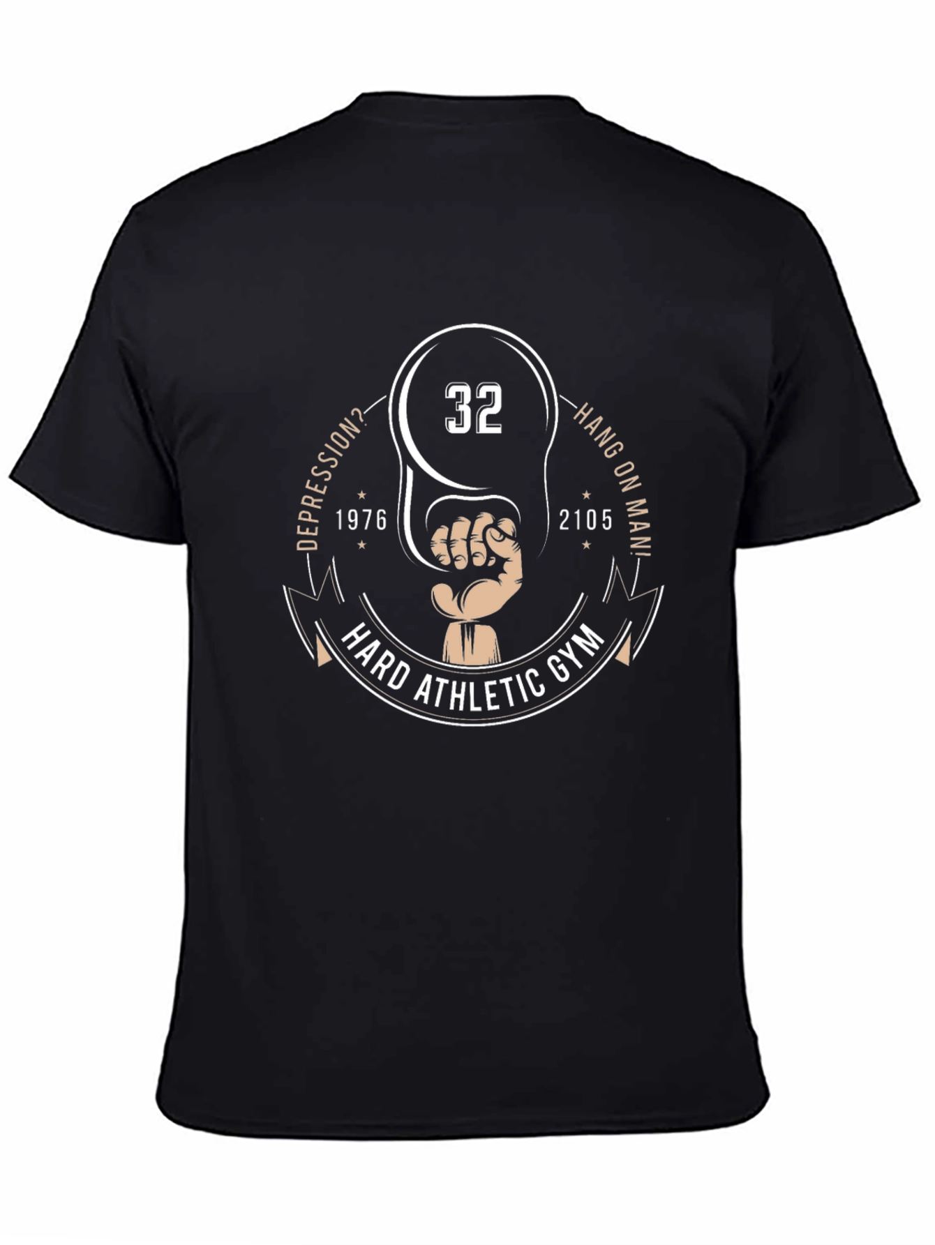 Hard Athletic Gym T-Shirt - Unique Design