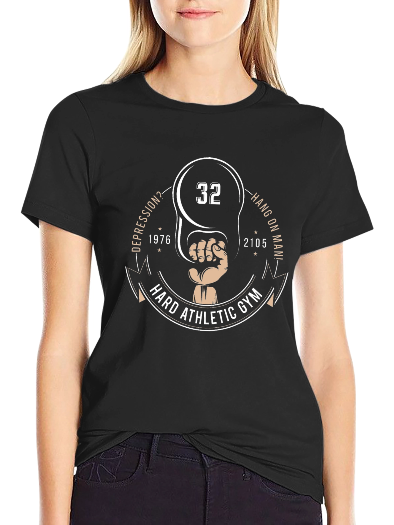 Hard Athletic Gym T-Shirt - Unique Design