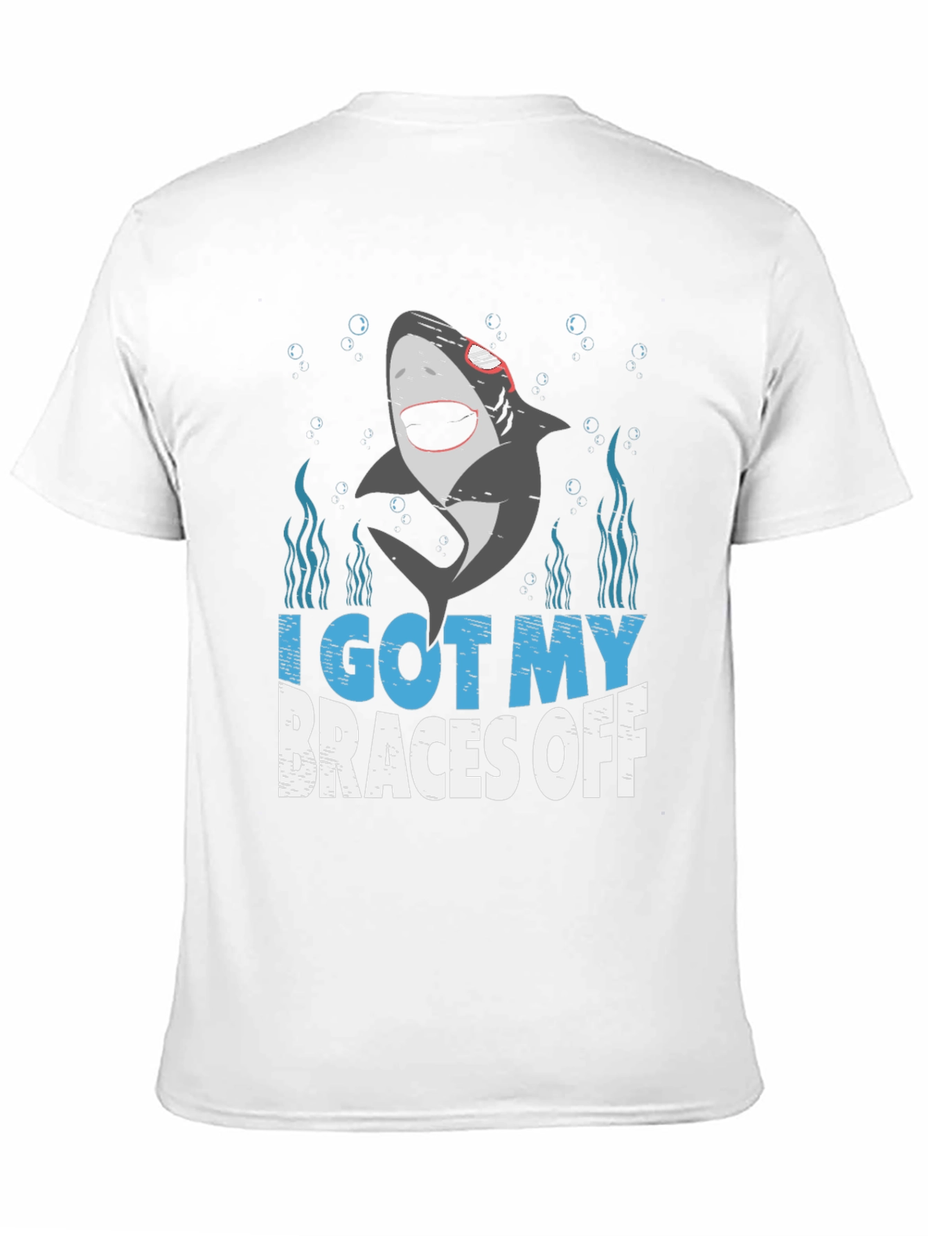 I Got My Braces Off Shark Graphic T-Shirt