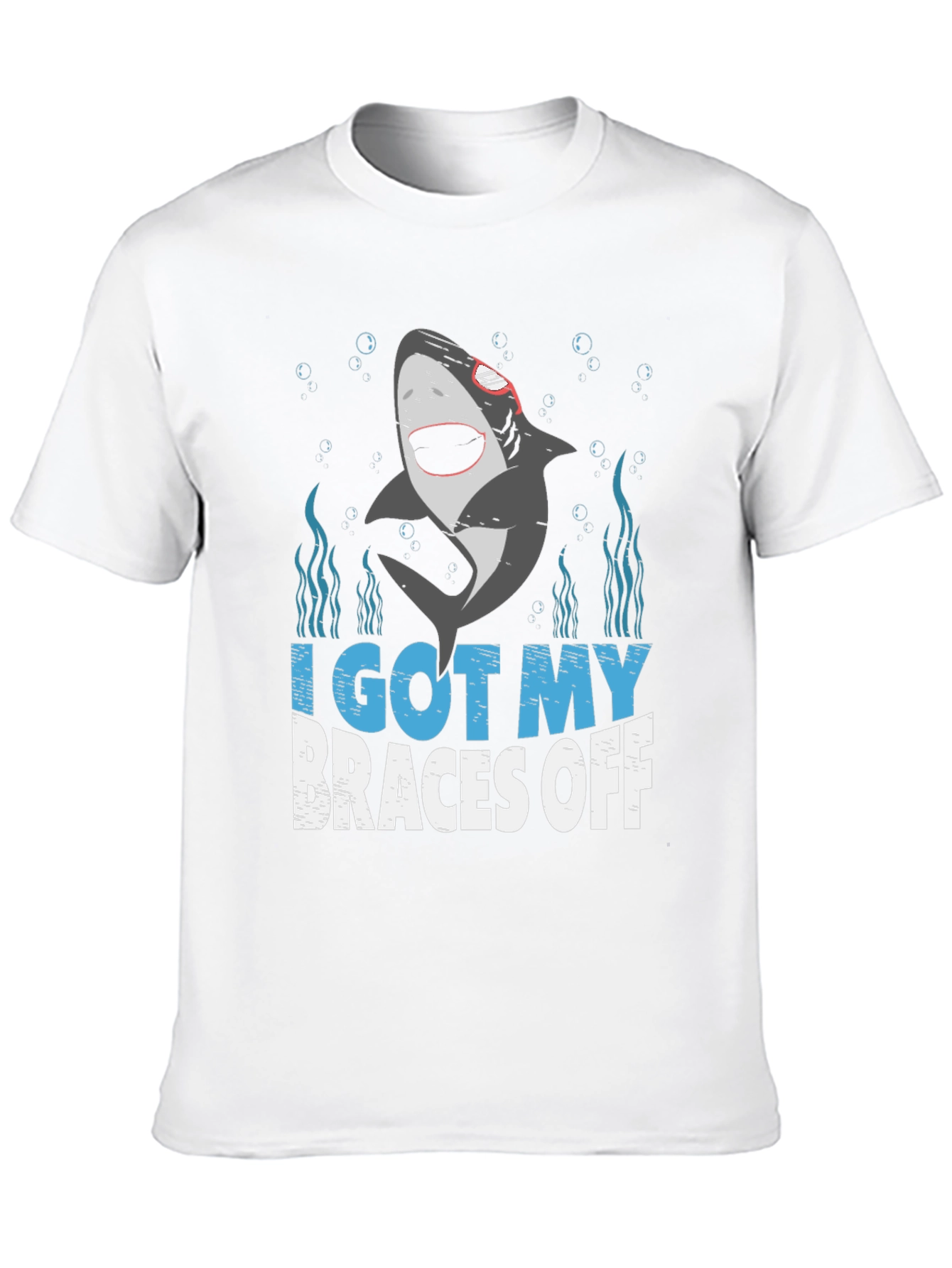 I Got My Braces Off Shark Graphic T-Shirt