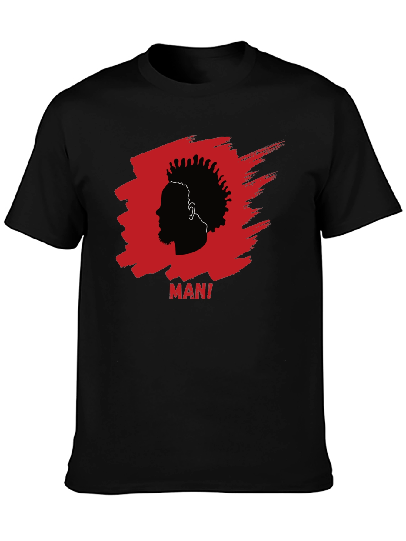 Black Mani Silhouette Graphic Tee