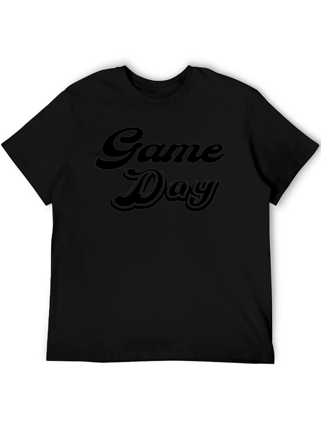 Game Day Black Graphic Tee