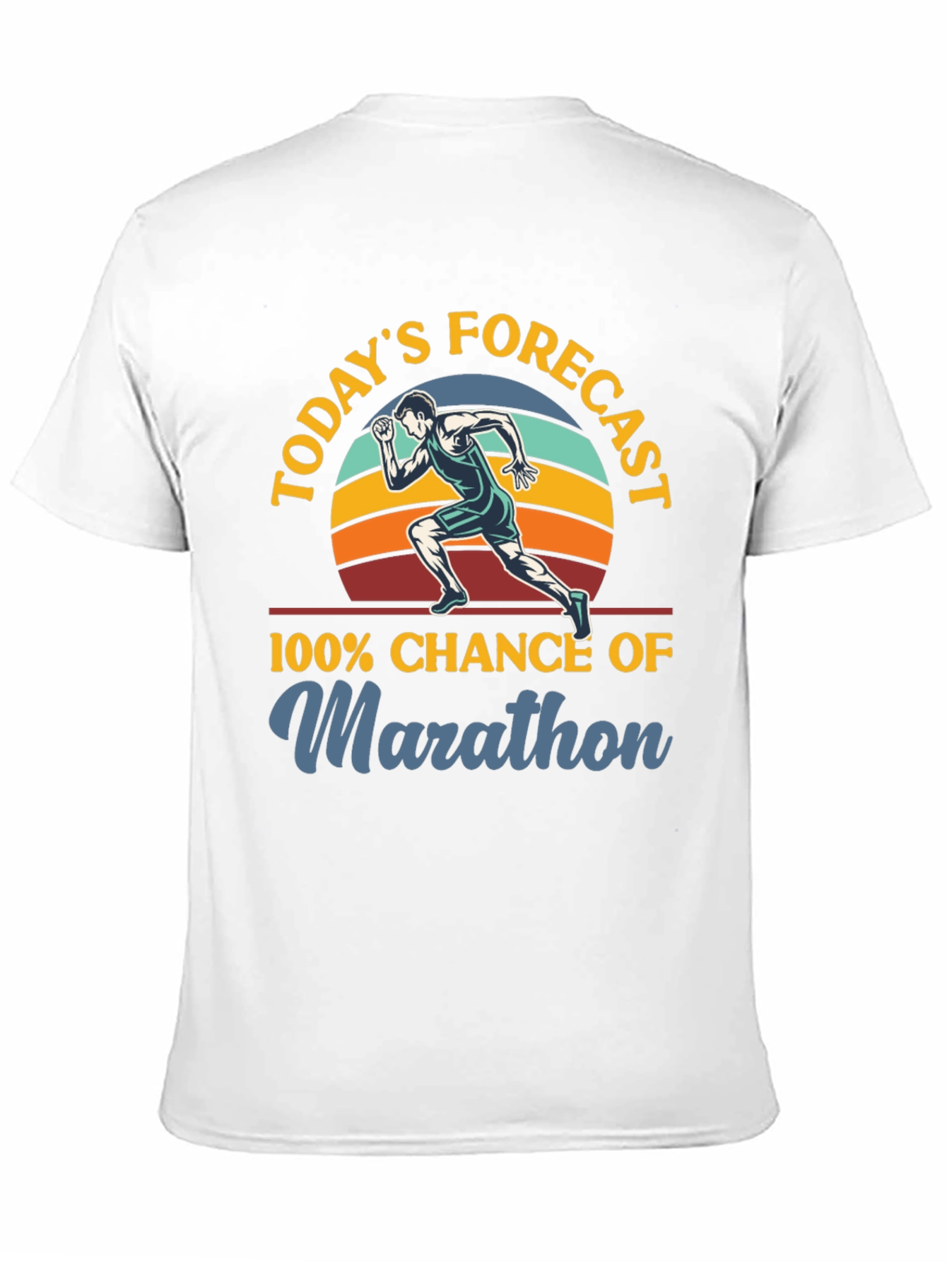 Marathon Forecast T-Shirt - Runners Apparel