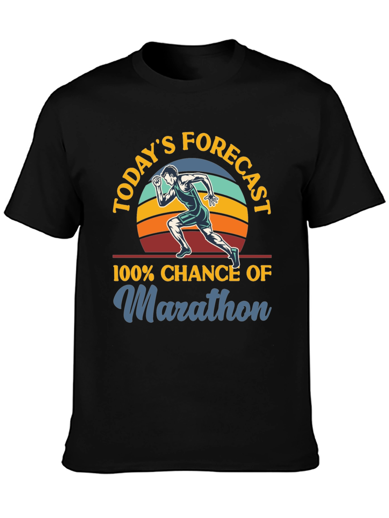 Marathon Forecast T-Shirt - Runners Apparel