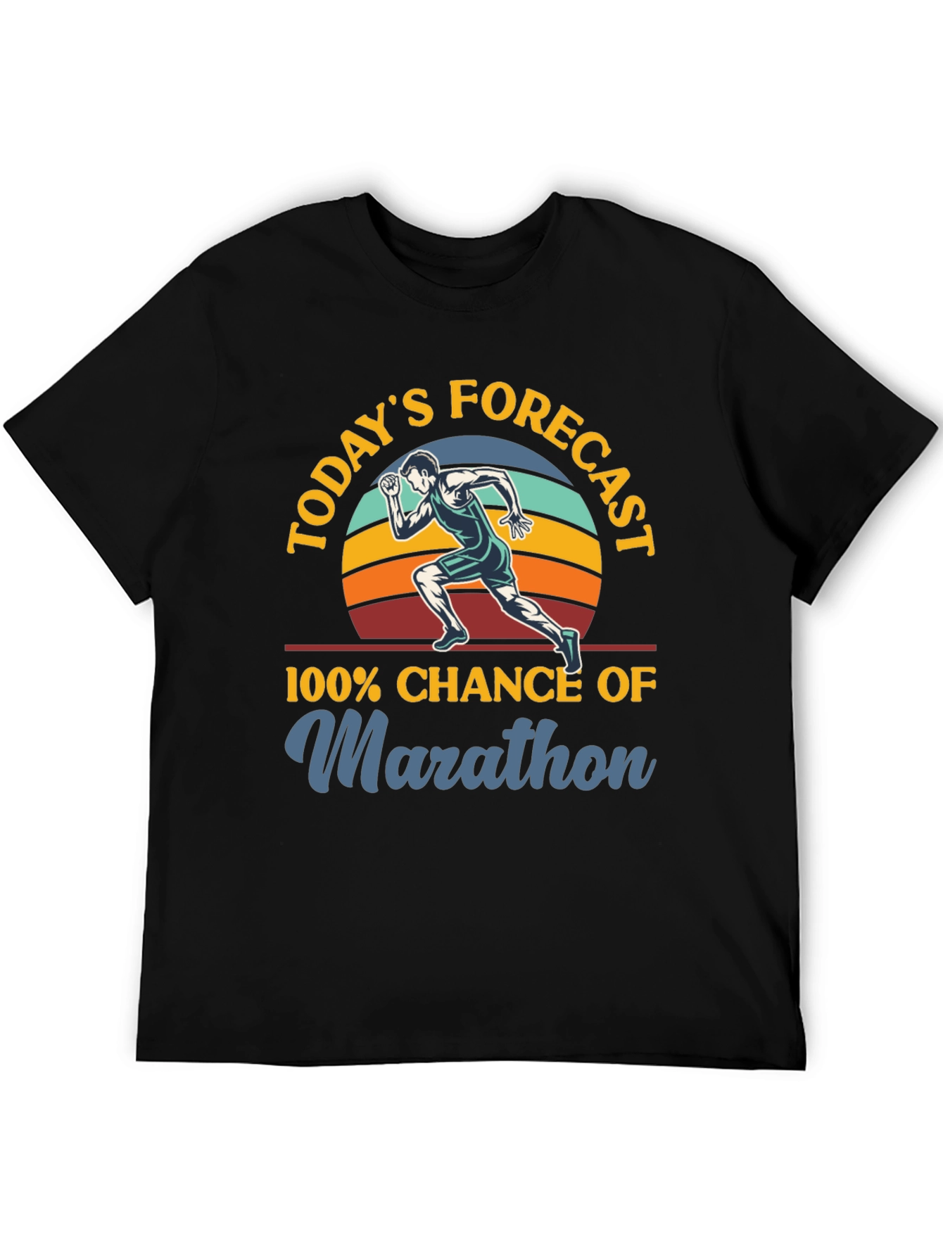 Marathon Forecast T-Shirt - Runners Apparel