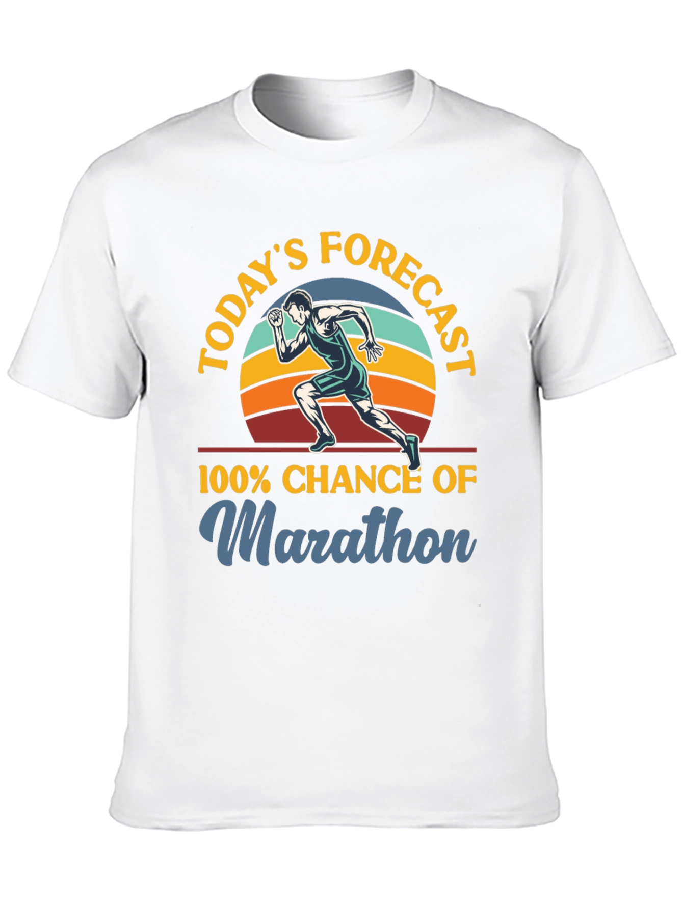 Marathon Forecast T-Shirt - Runners Apparel