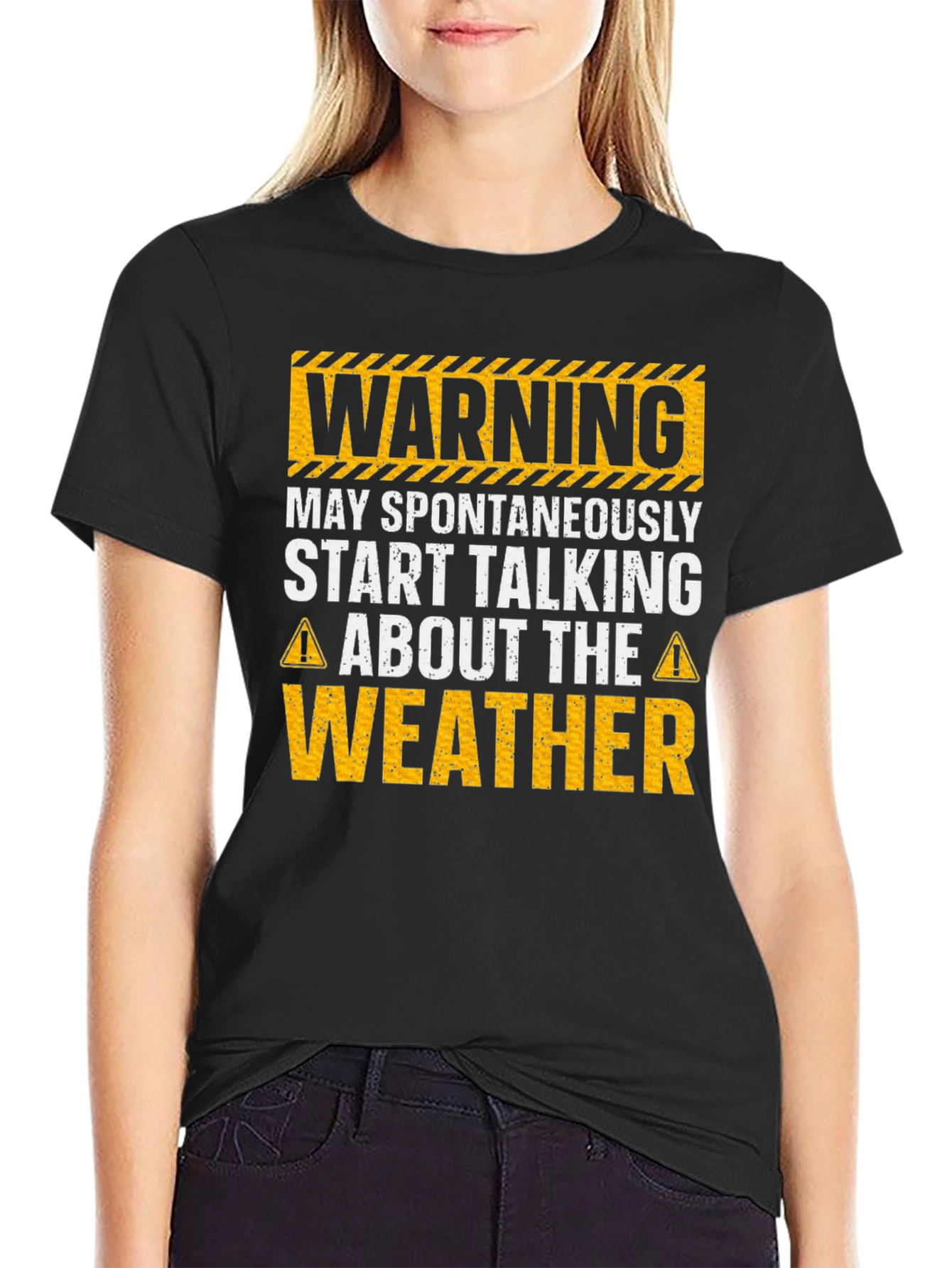 Warning May Spontaneously Talk About Weather T-Shirt
