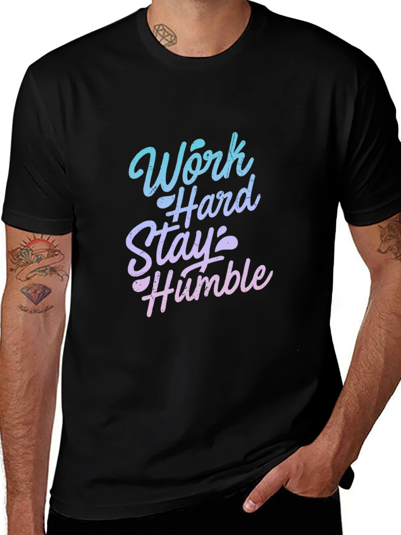 Work Hard Stay Humble Graphic T-Shirt