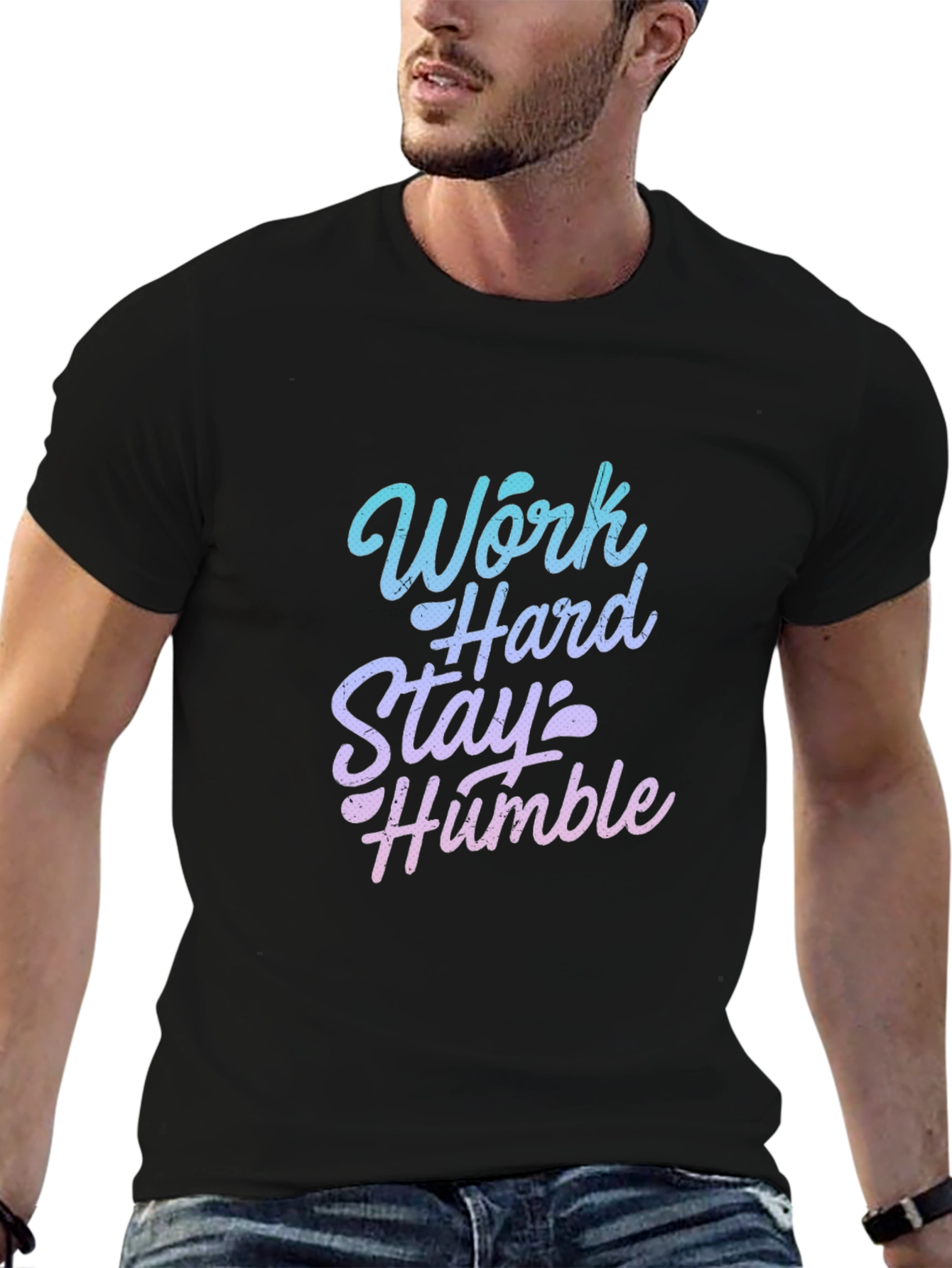 Work Hard Stay Humble Graphic T-Shirt
