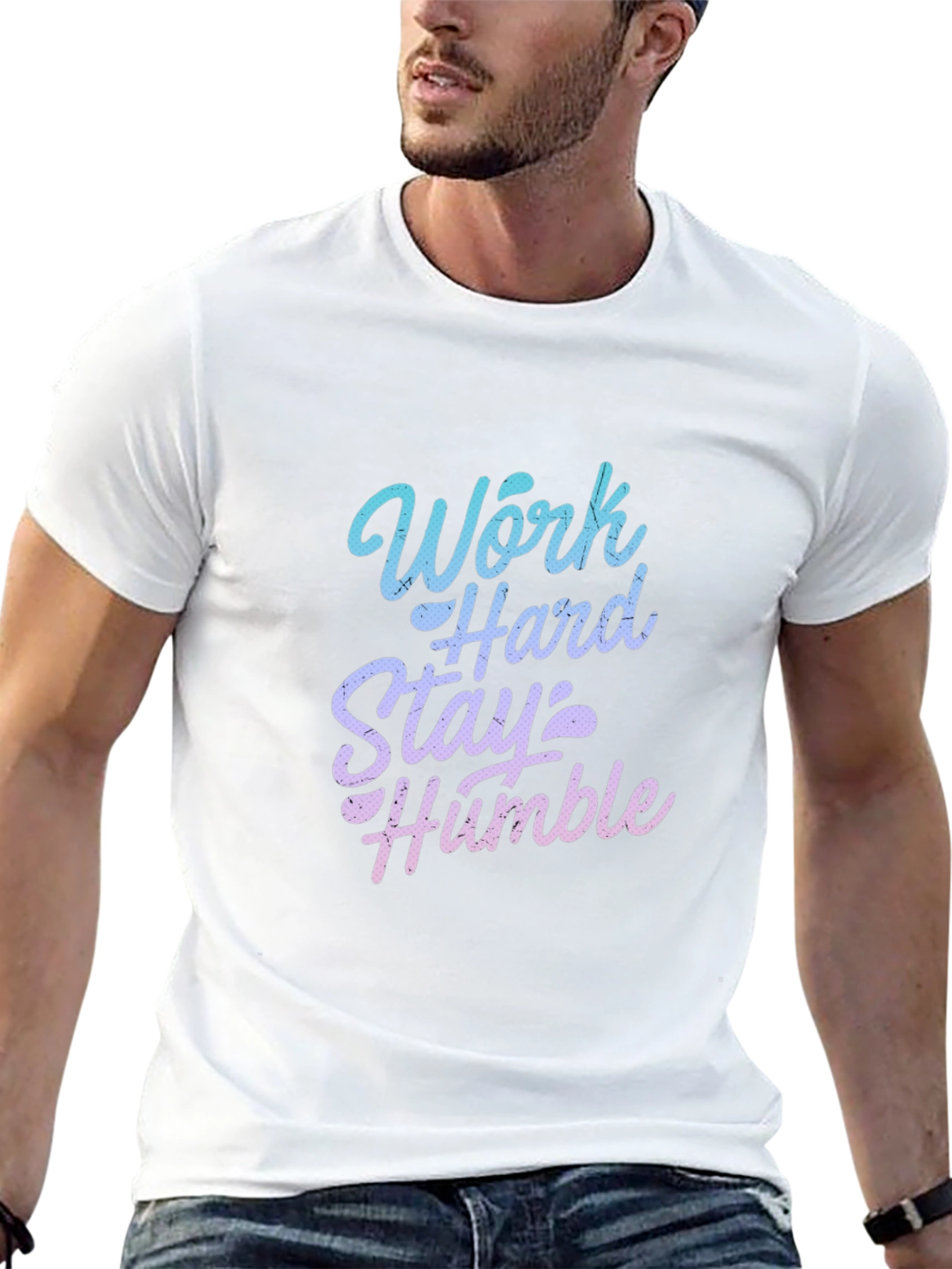Work Hard Stay Humble Graphic T-Shirt