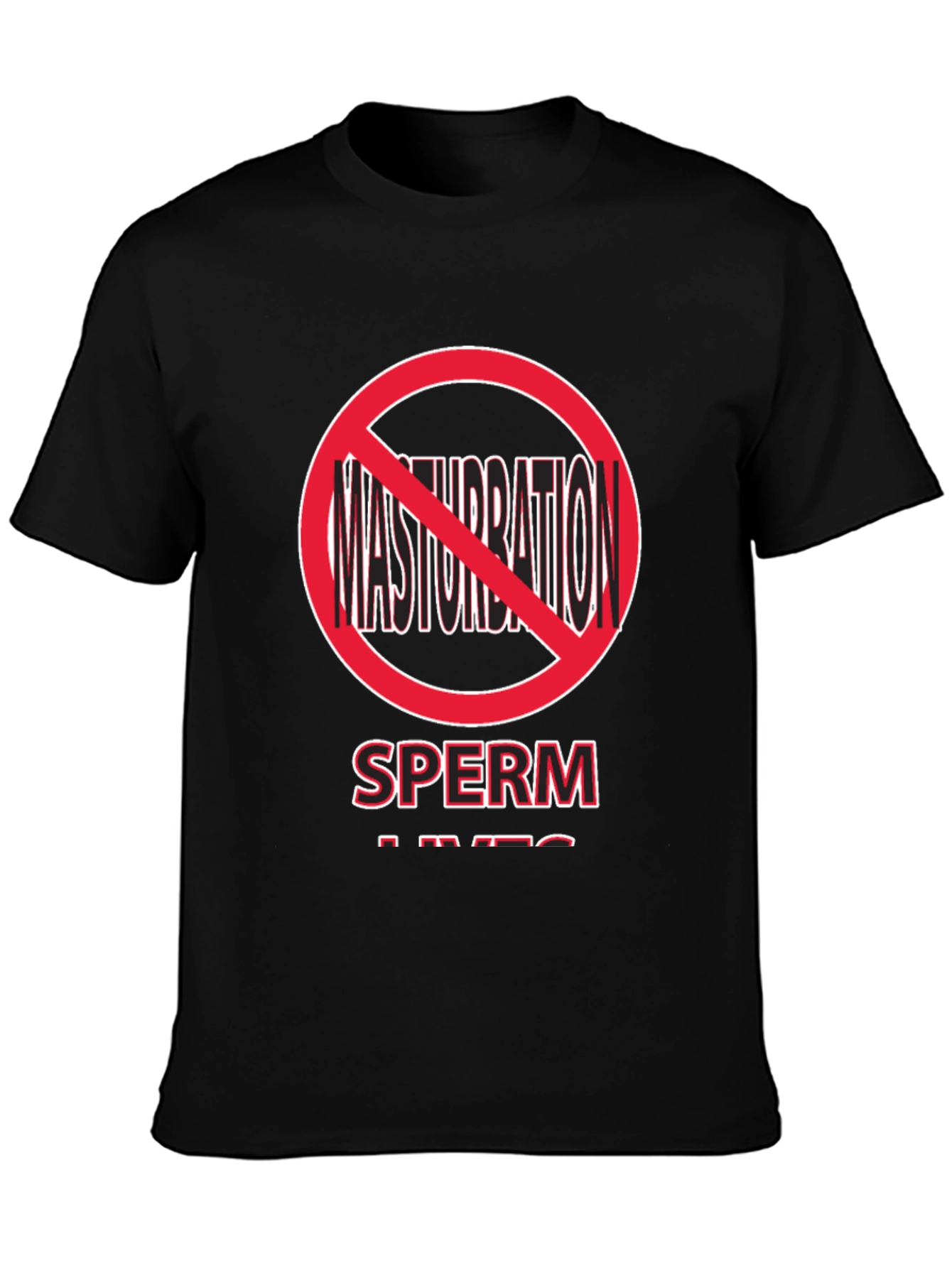 Sperm Lives Novelty T-Shirt - Funny Graphic Tee