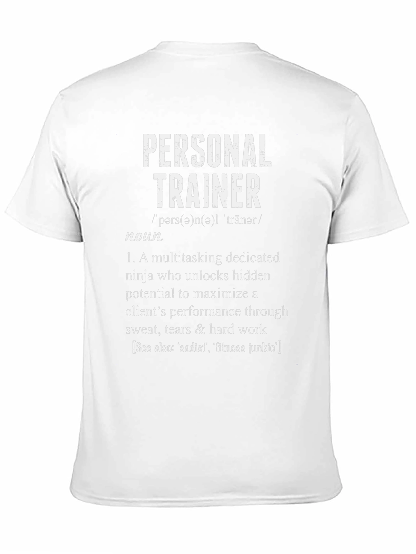 Personal Trainer Definition Graphic Tee