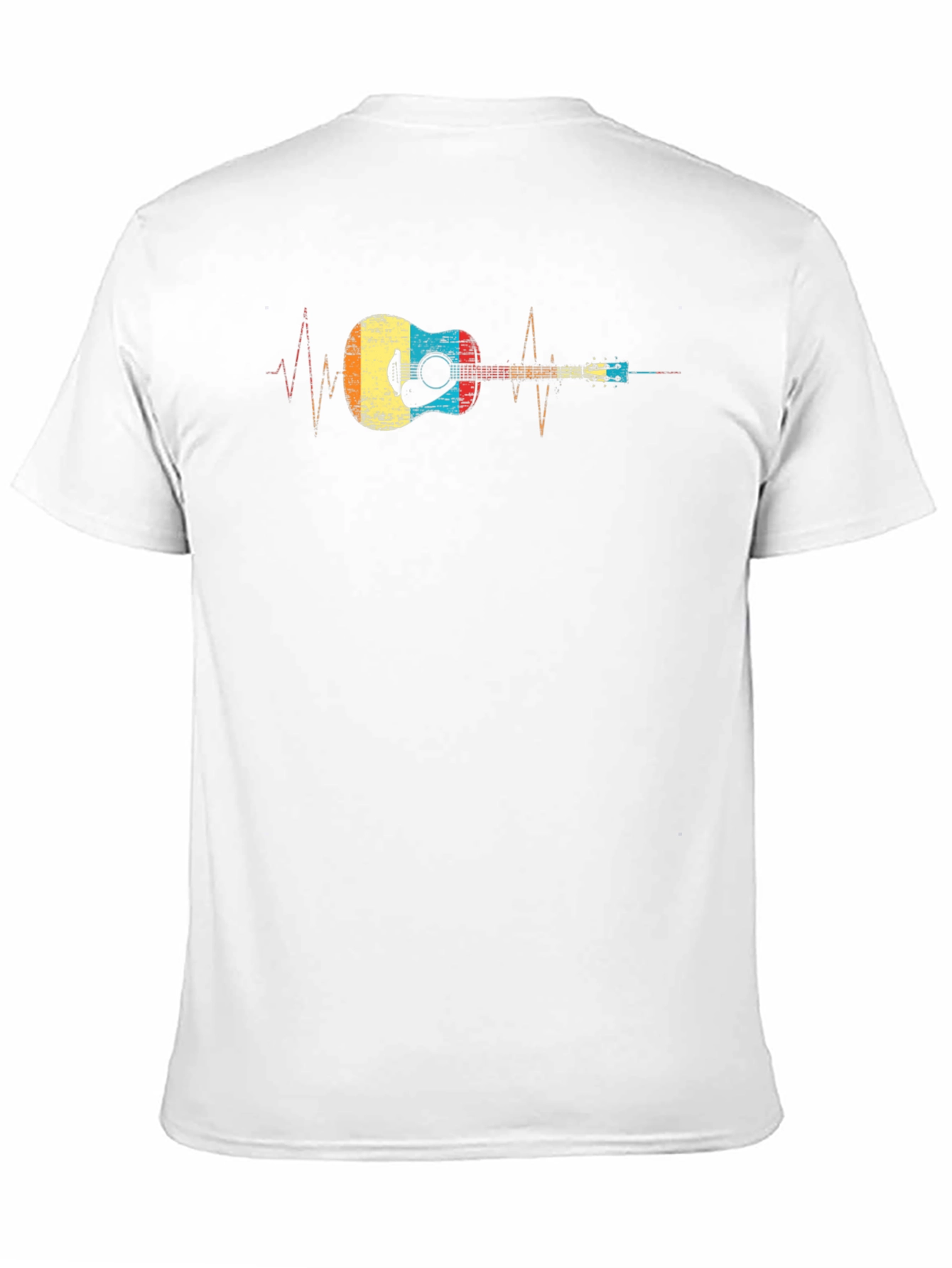 Guitar Heartbeat Graphic T-Shirt