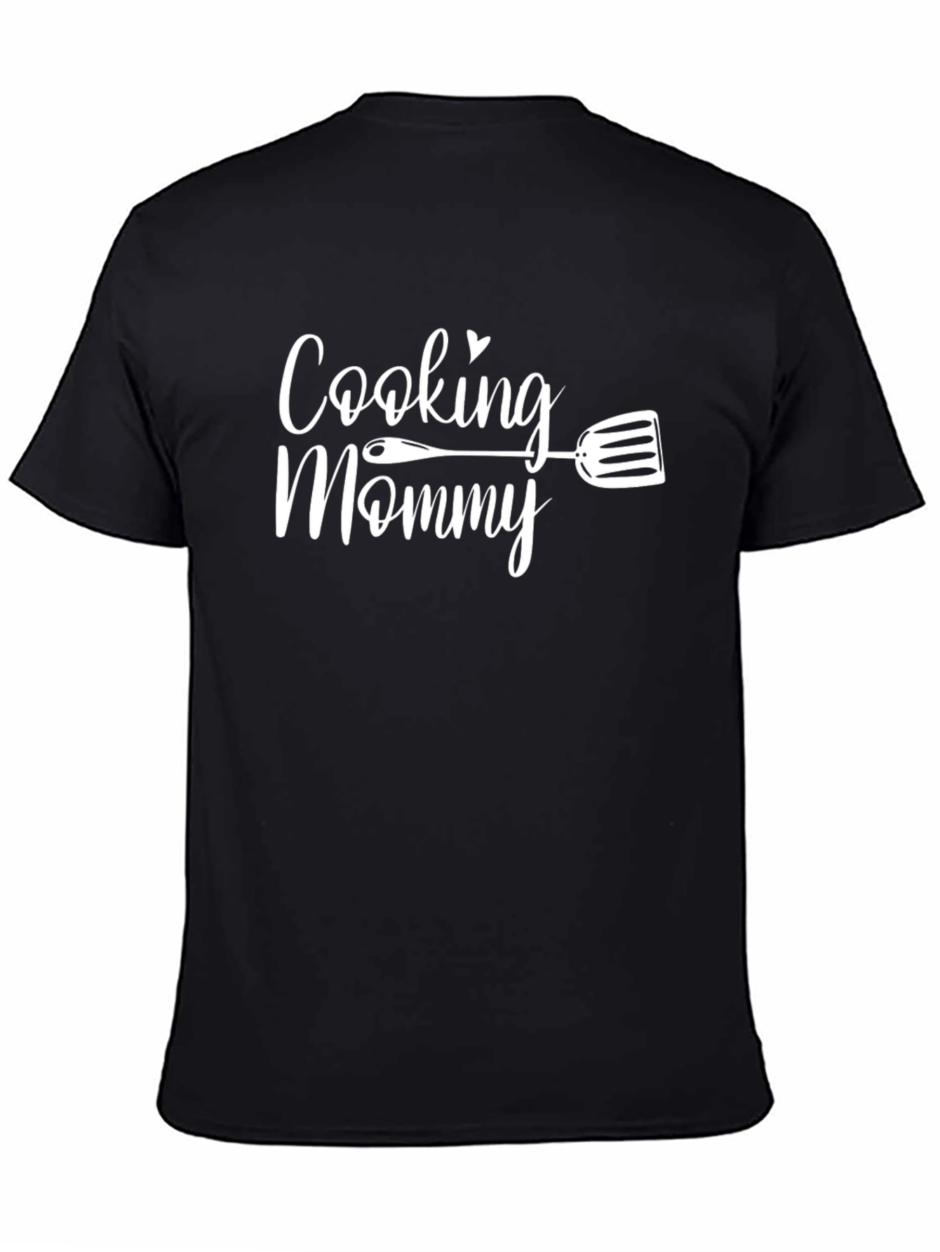 Cooking Mommy Graphic Tee - Black