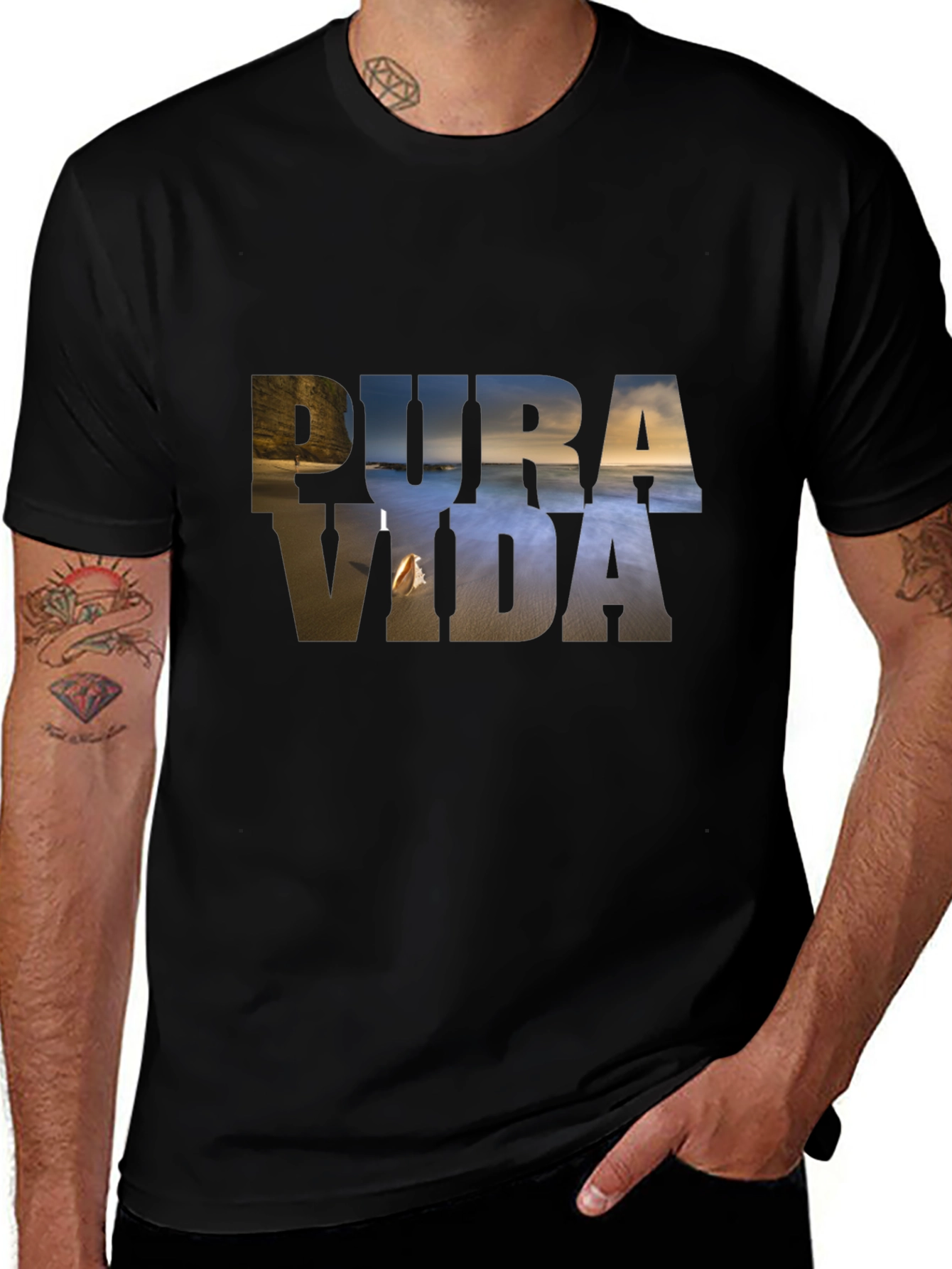 Pura Vida Graphic T-Shirt - Beach Vibes