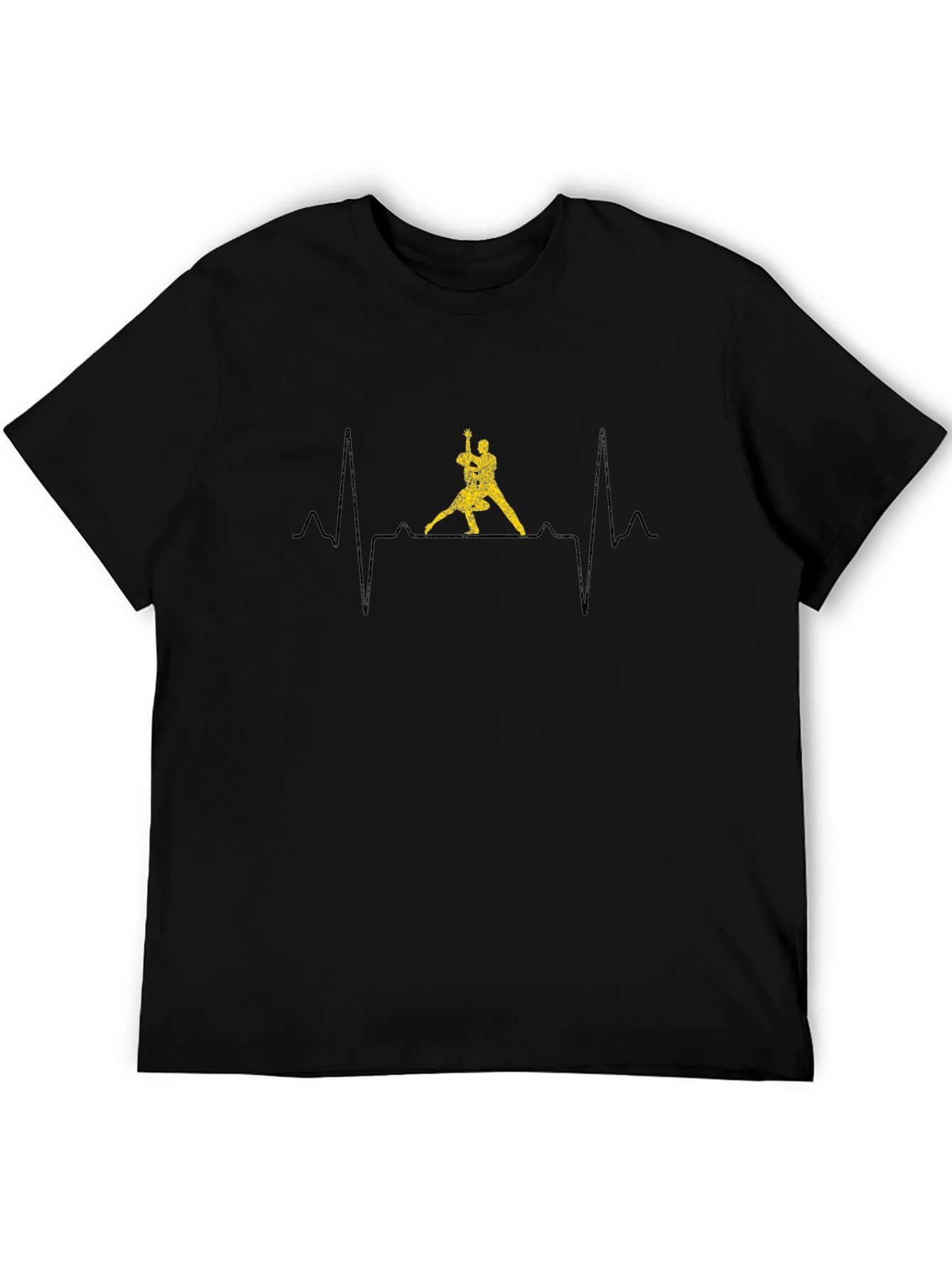 Dancing Heartbeat Graphic T-Shirt - Rhythm & Style