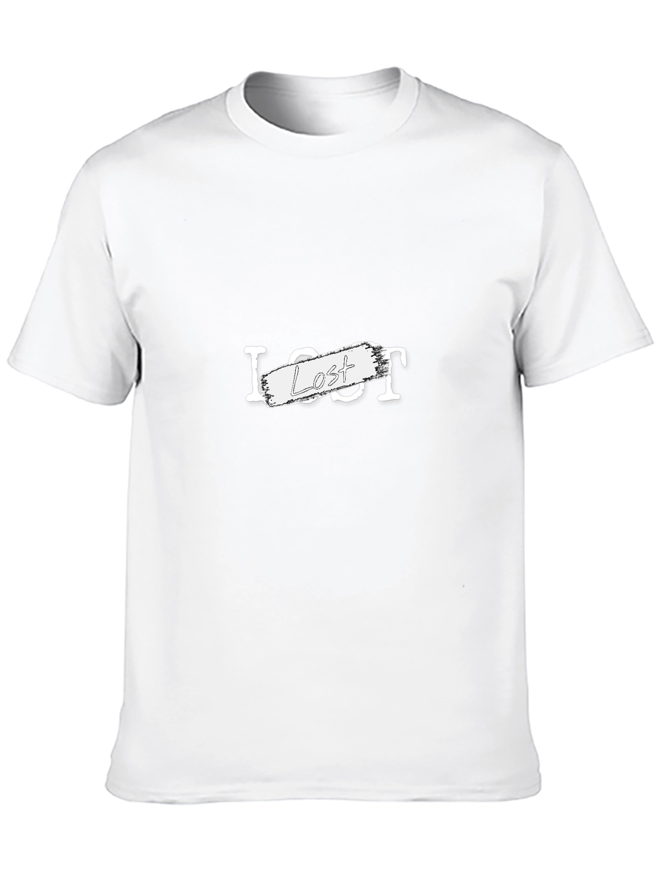 Lost Graphic Black T-Shirt