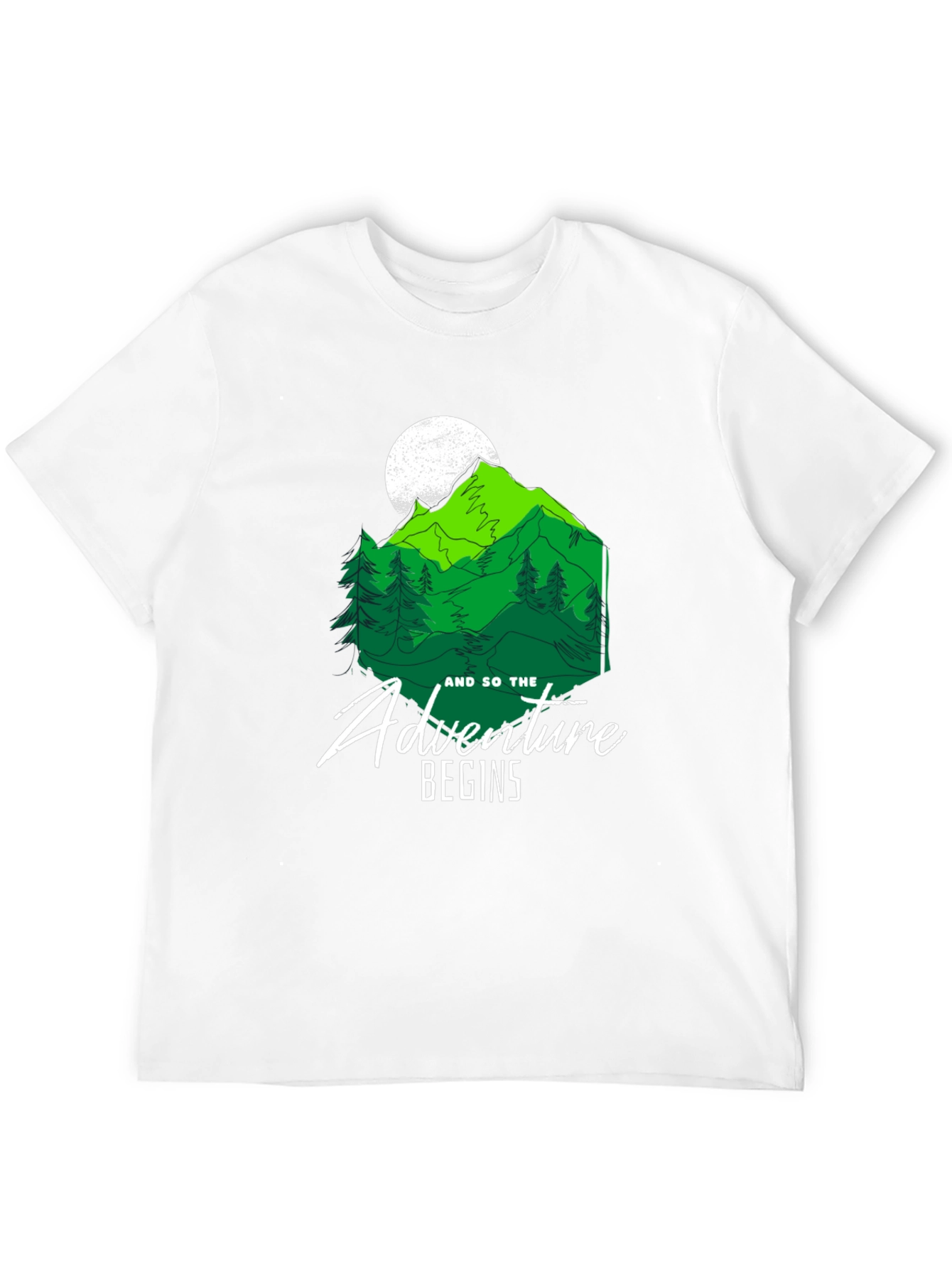 Adventure Begins Graphic T-Shirt