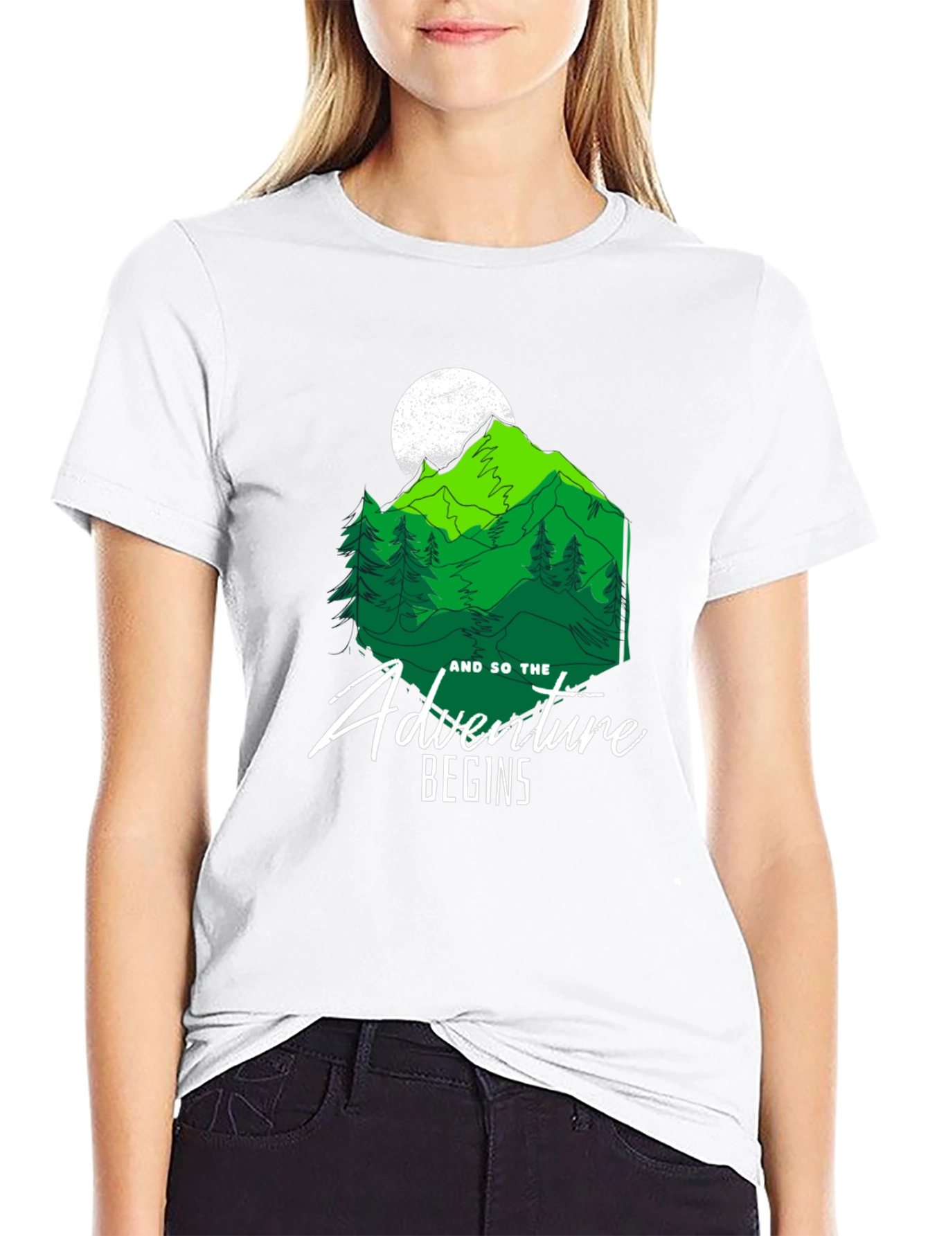 Adventure Begins Graphic T-Shirt
