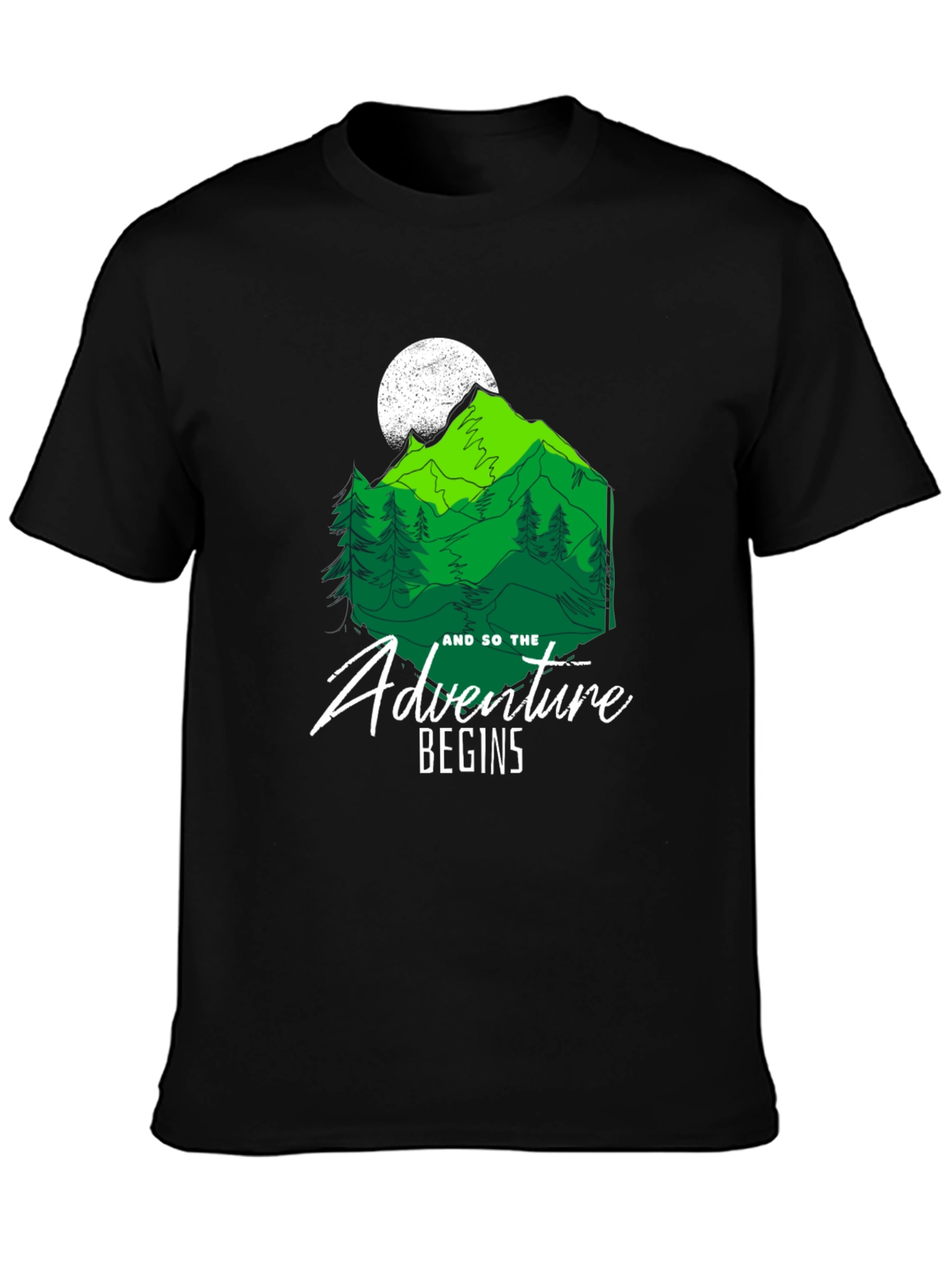Adventure Begins Graphic T-Shirt