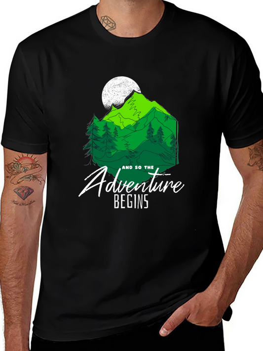 Adventure Begins Graphic T-Shirt