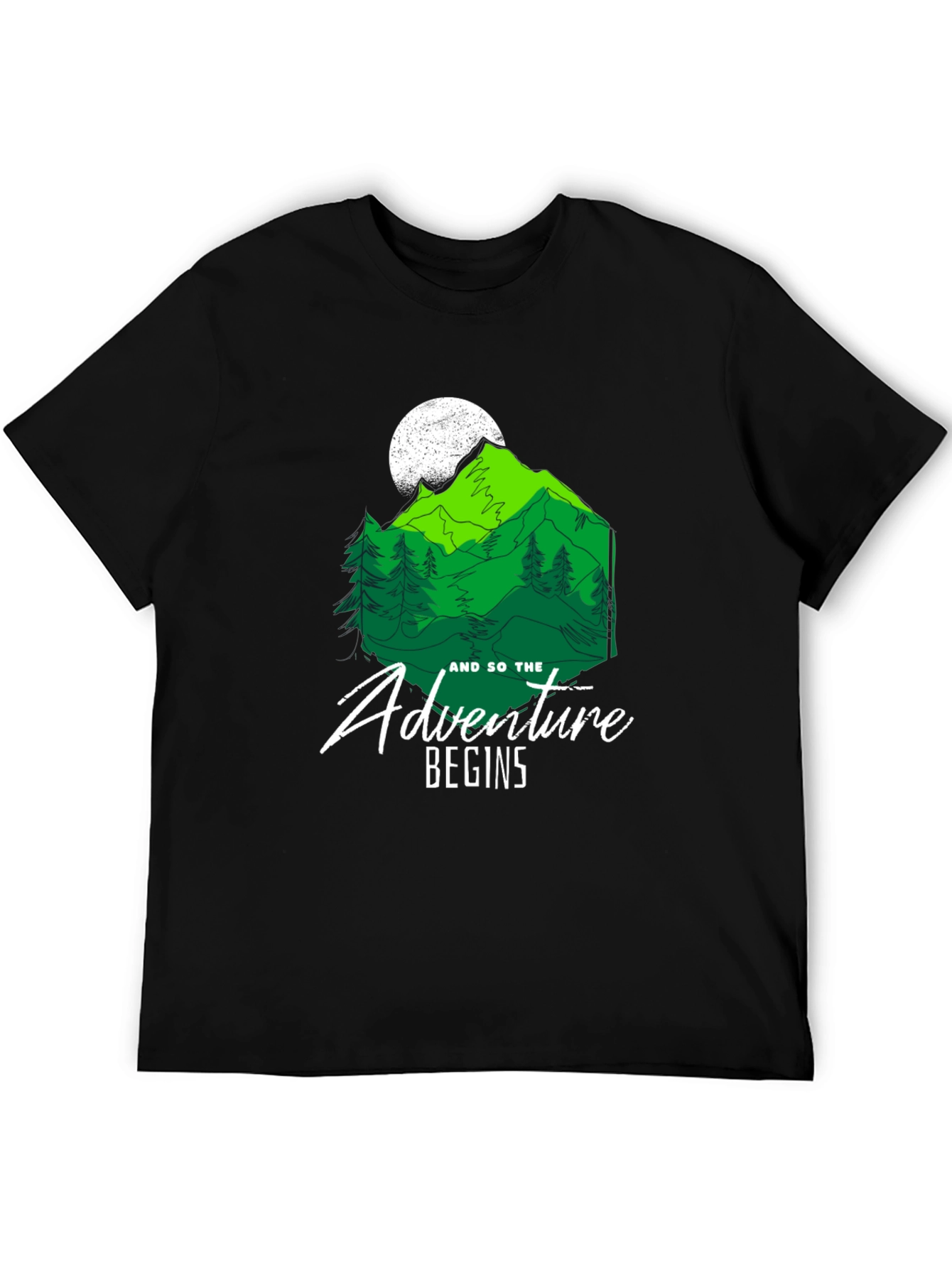 Adventure Begins Graphic T-Shirt