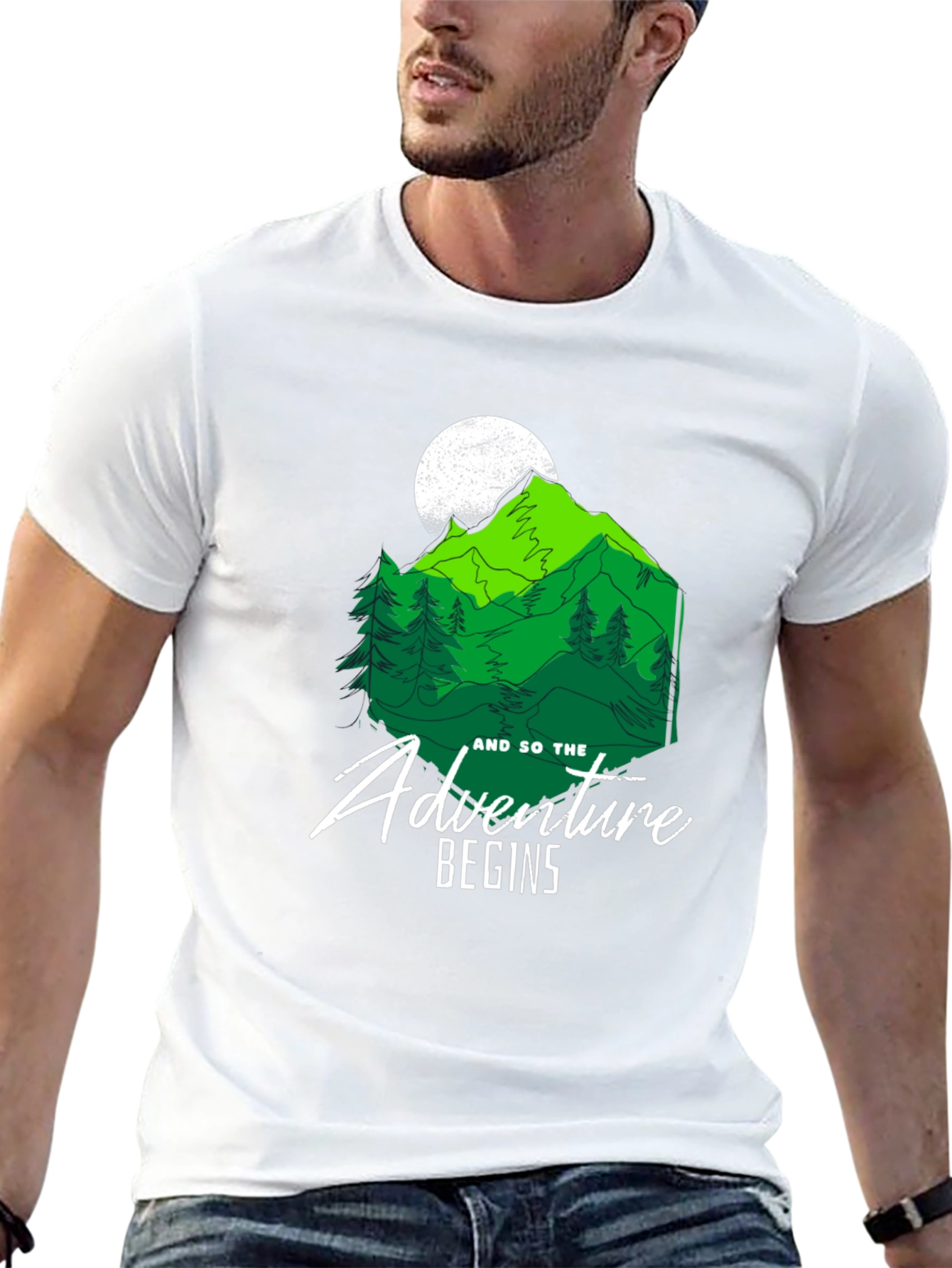 Adventure Begins Graphic T-Shirt