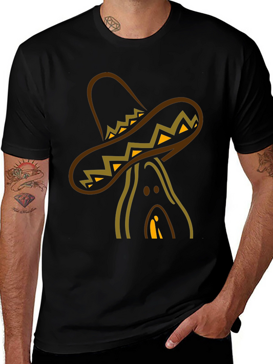 Sombrero Man Black T-Shirt