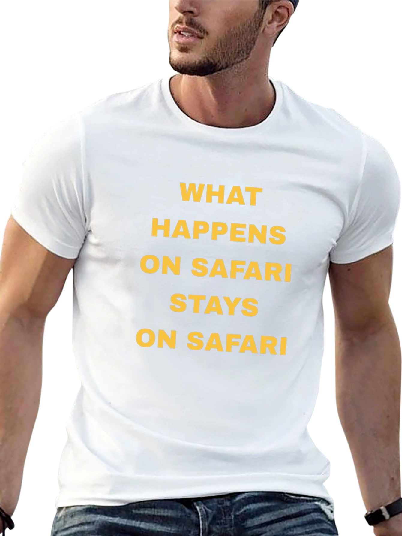 Safari Adventure Tee: What Happens Stays Here