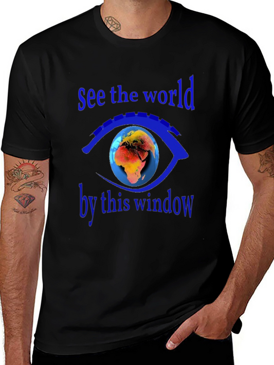 See the World T-Shirt - Earth Eye Design