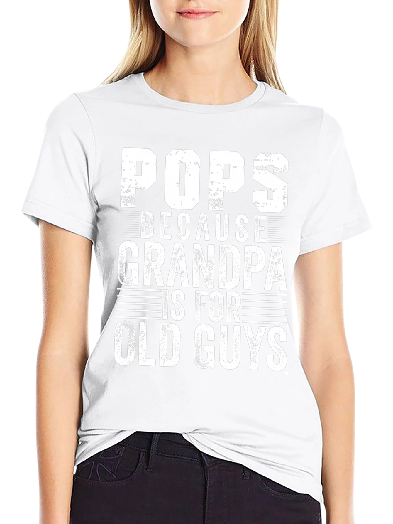Funny Pops Because Grandpa Graphic T-Shirt