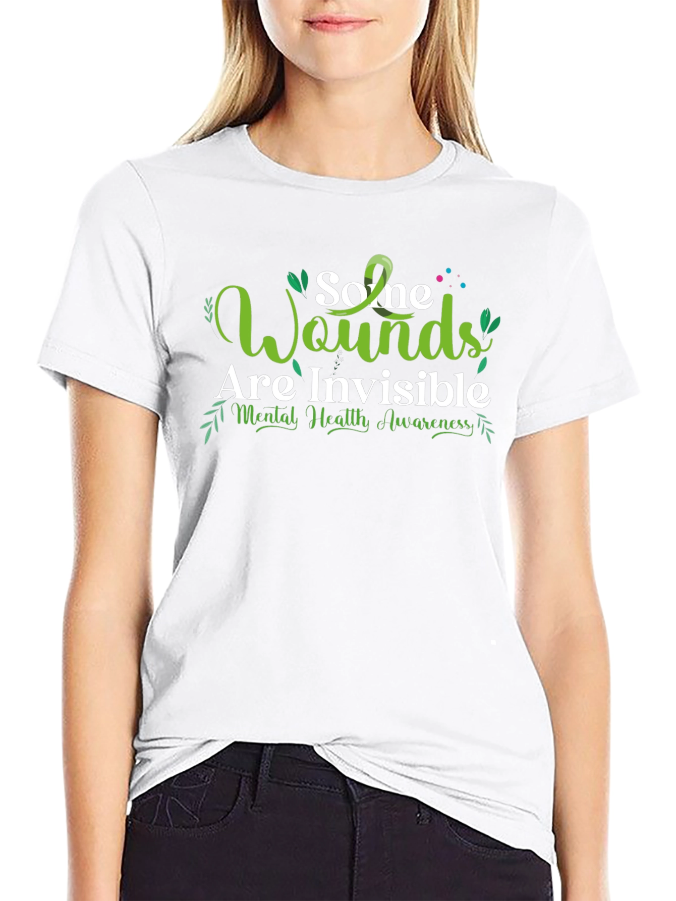 Mental Health Awareness T-Shirt - Invisible Wounds