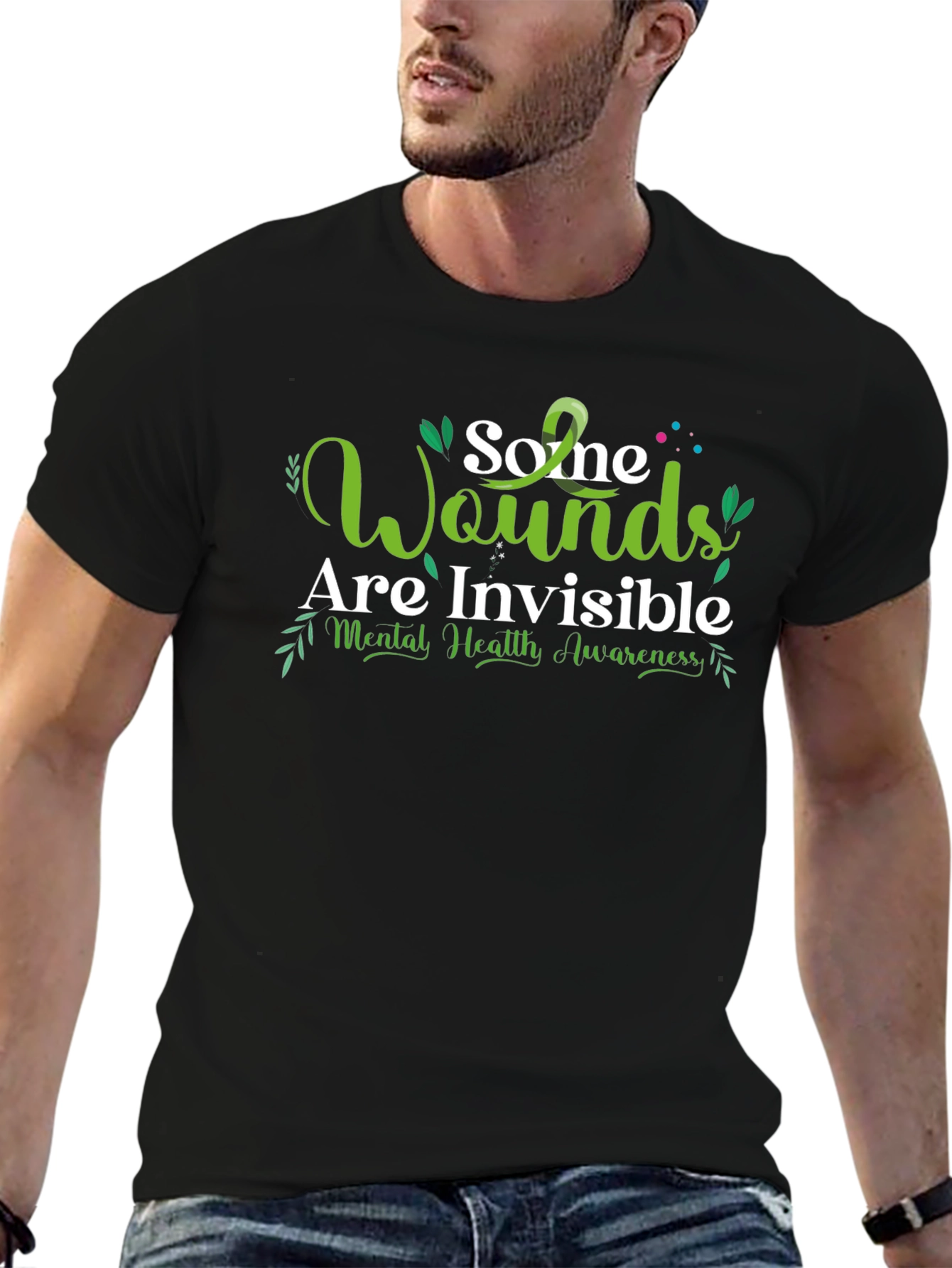 Mental Health Awareness T-Shirt - Invisible Wounds