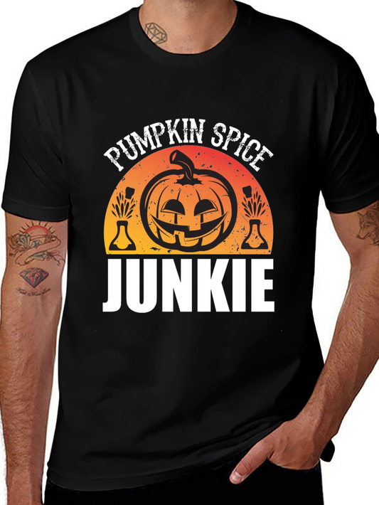 Pumpkin Spice Junkie T-Shirt Halloween Shirt