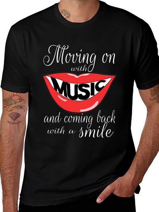 Moving On With Music Graphic Tee
