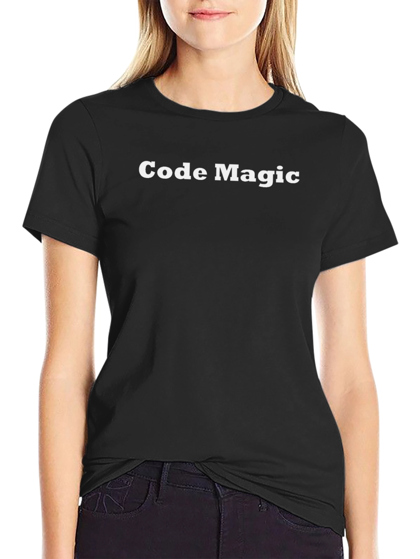 Code Magic Black T-Shirt - Programmer Gift