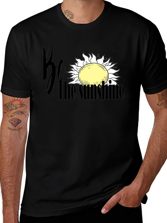 Be the Sunshine Graphic Tee - Soft Black Cotton