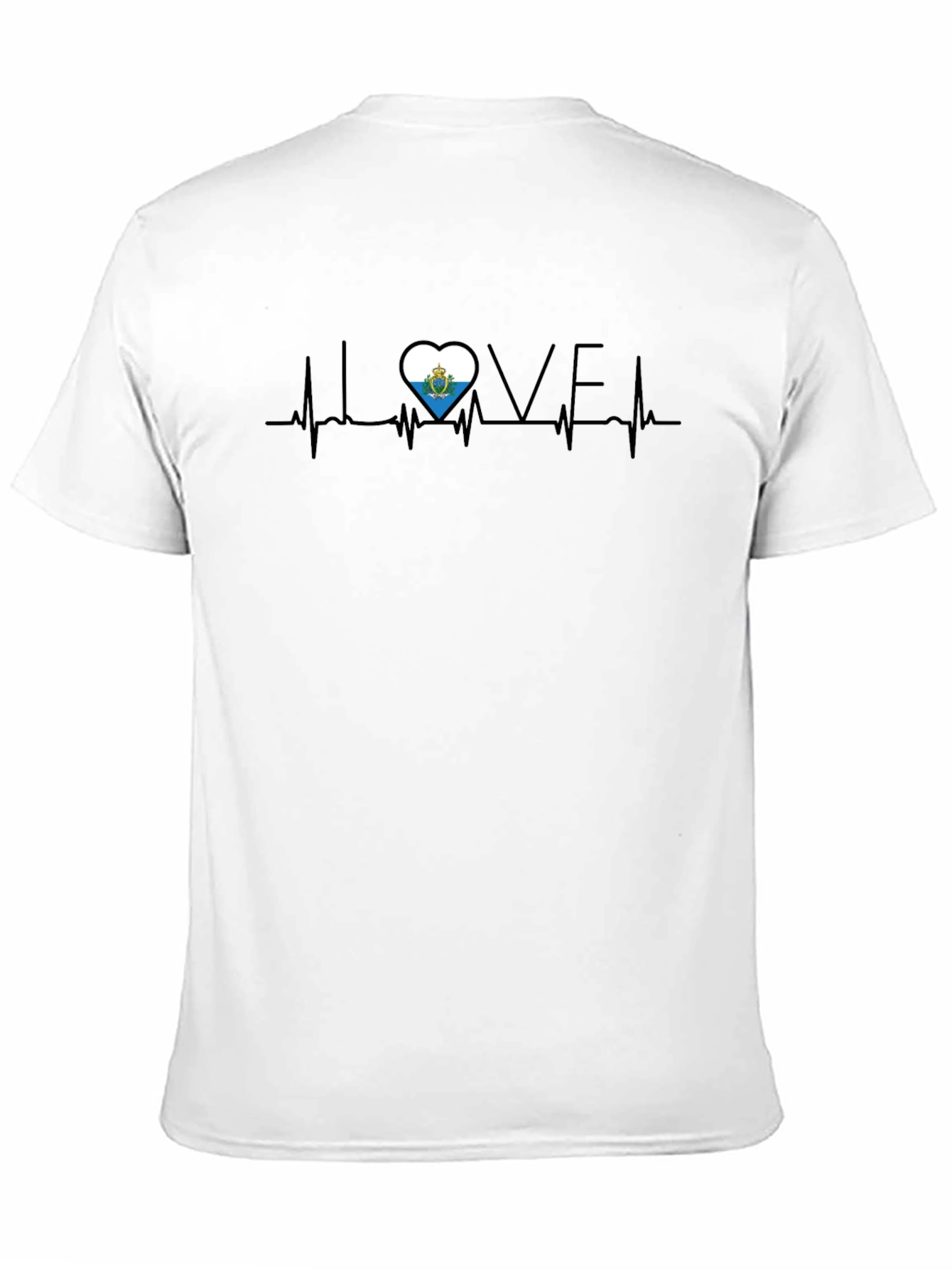 I Love San Marino Heartbeat T-Shirt