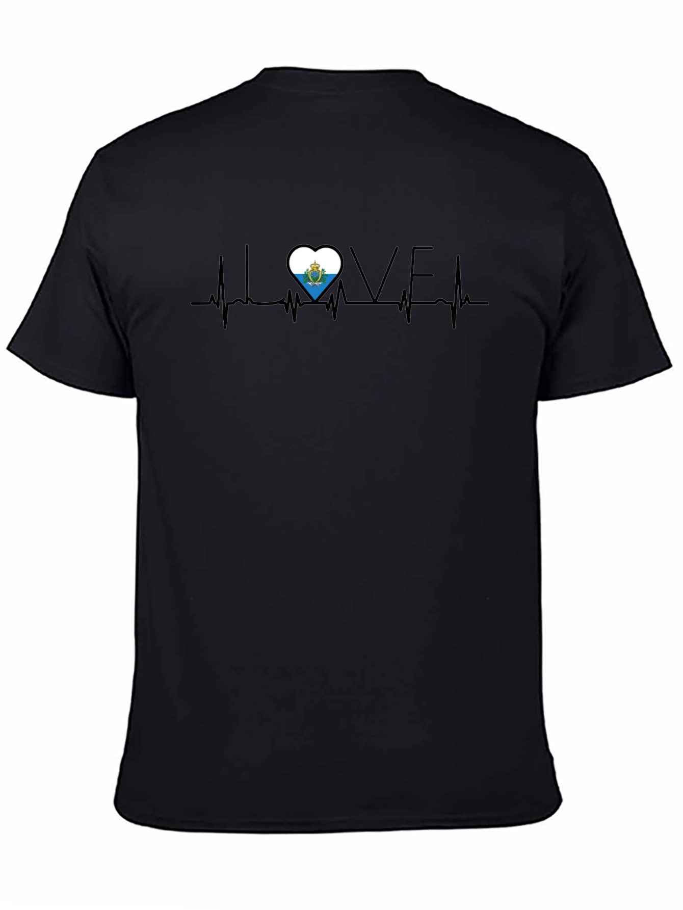 I Love San Marino Heartbeat T-Shirt