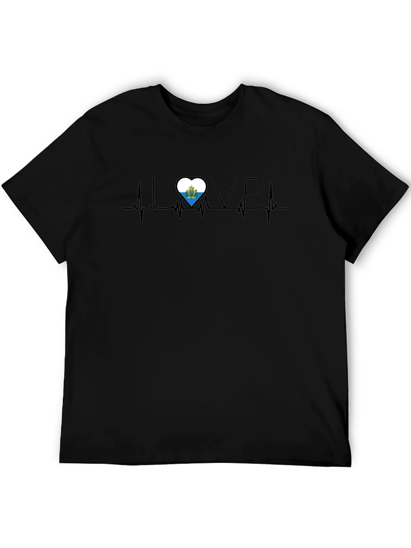 I Love San Marino Heartbeat T-Shirt