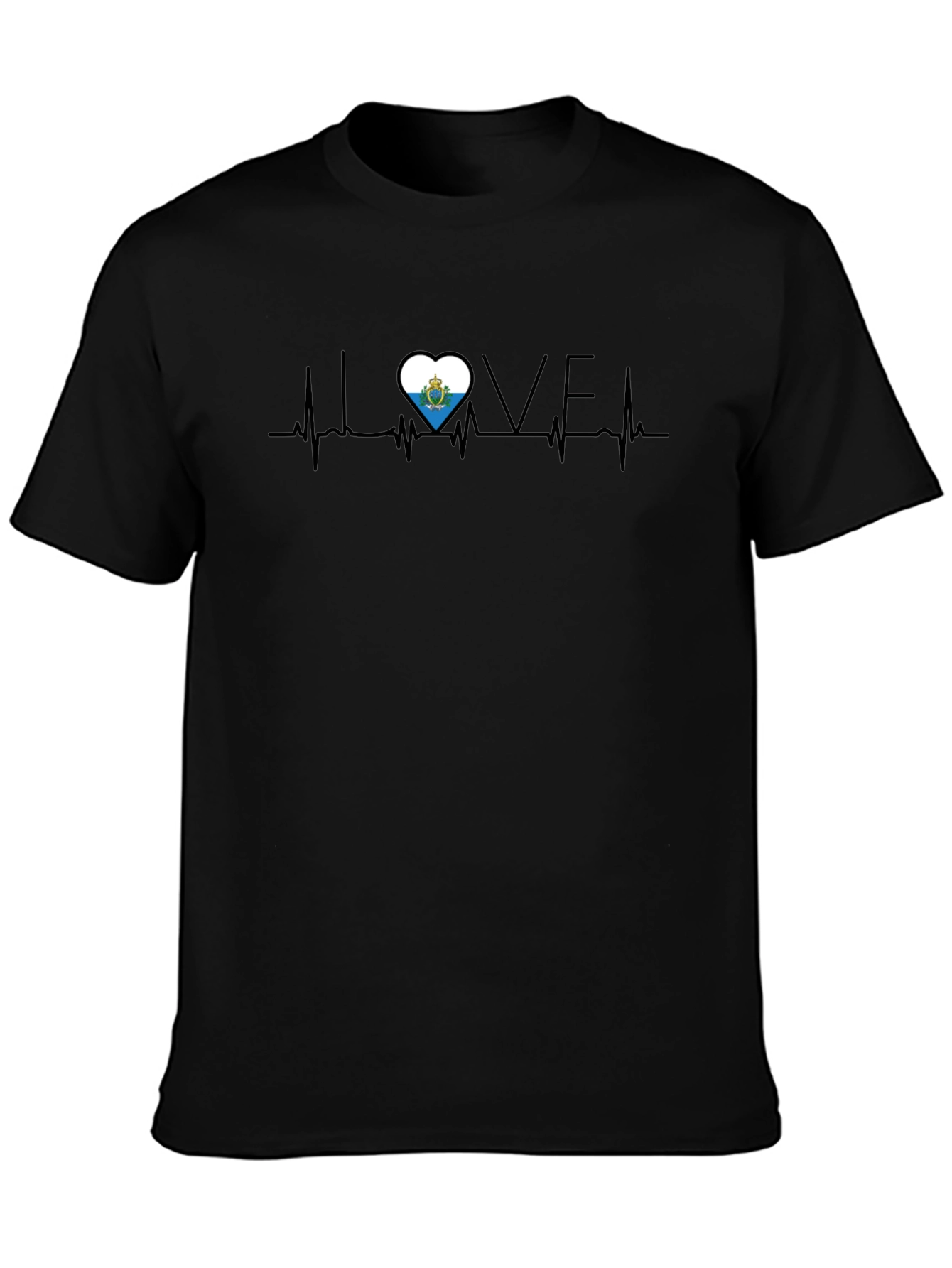 I Love San Marino Heartbeat T-Shirt