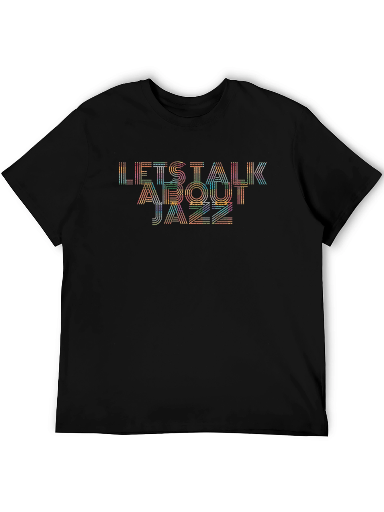 Lets Talk About Jazz Graphic Tee - Black
