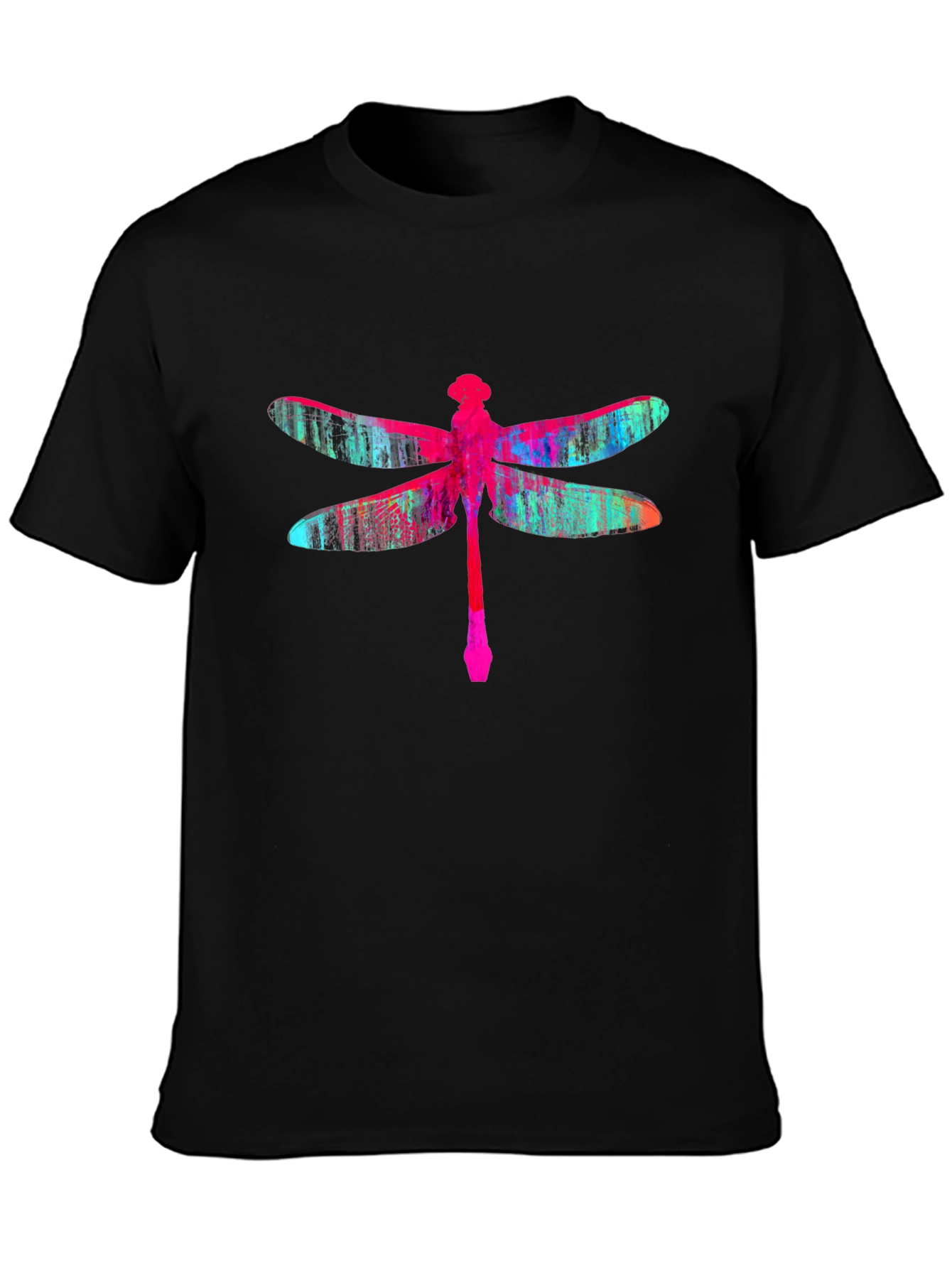 Dragonfly Graphic Black T-Shirt